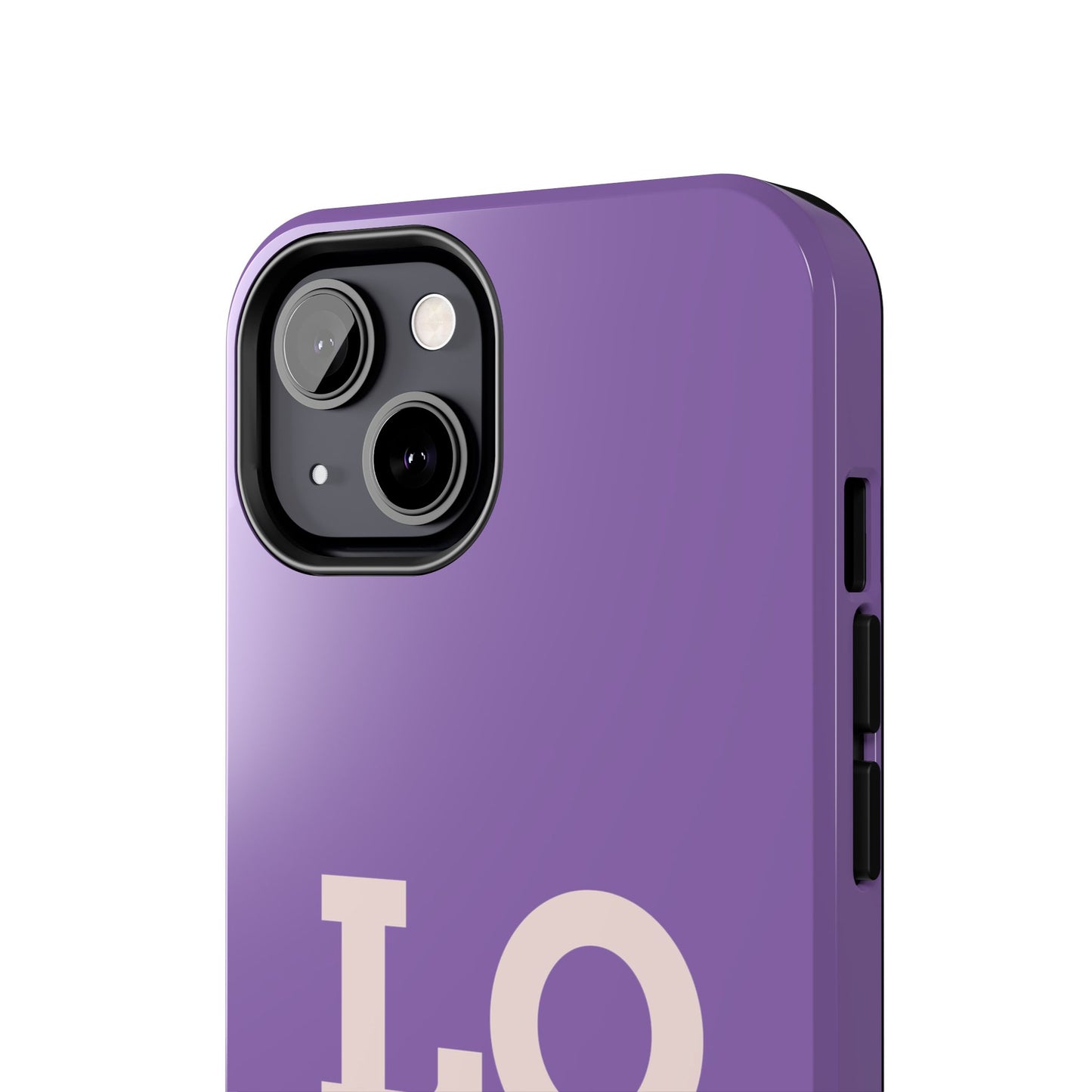 Purple Love Phone Case - Durable & Stylish Tough Case - for iPhone