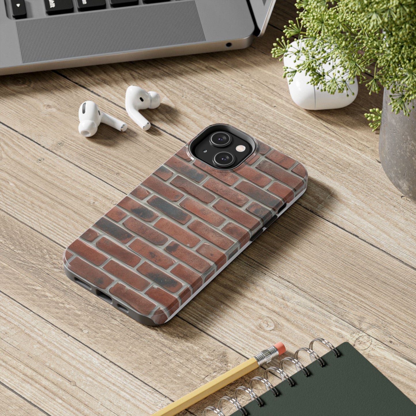 Brick Wall Tough Phone Case - Durable Protection with Urban Style