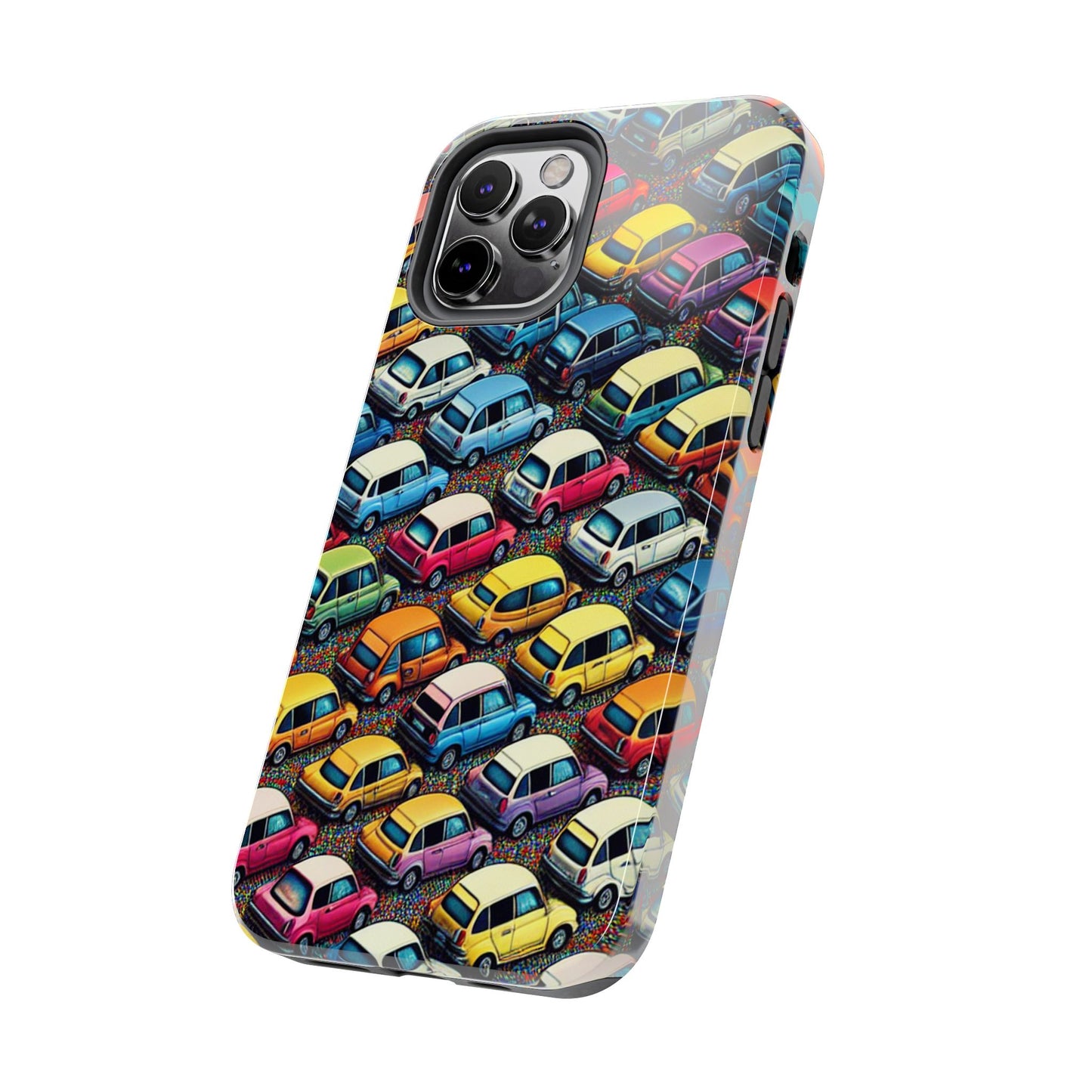Car Phone Case - City Traffic Pattern Design - for iPhone