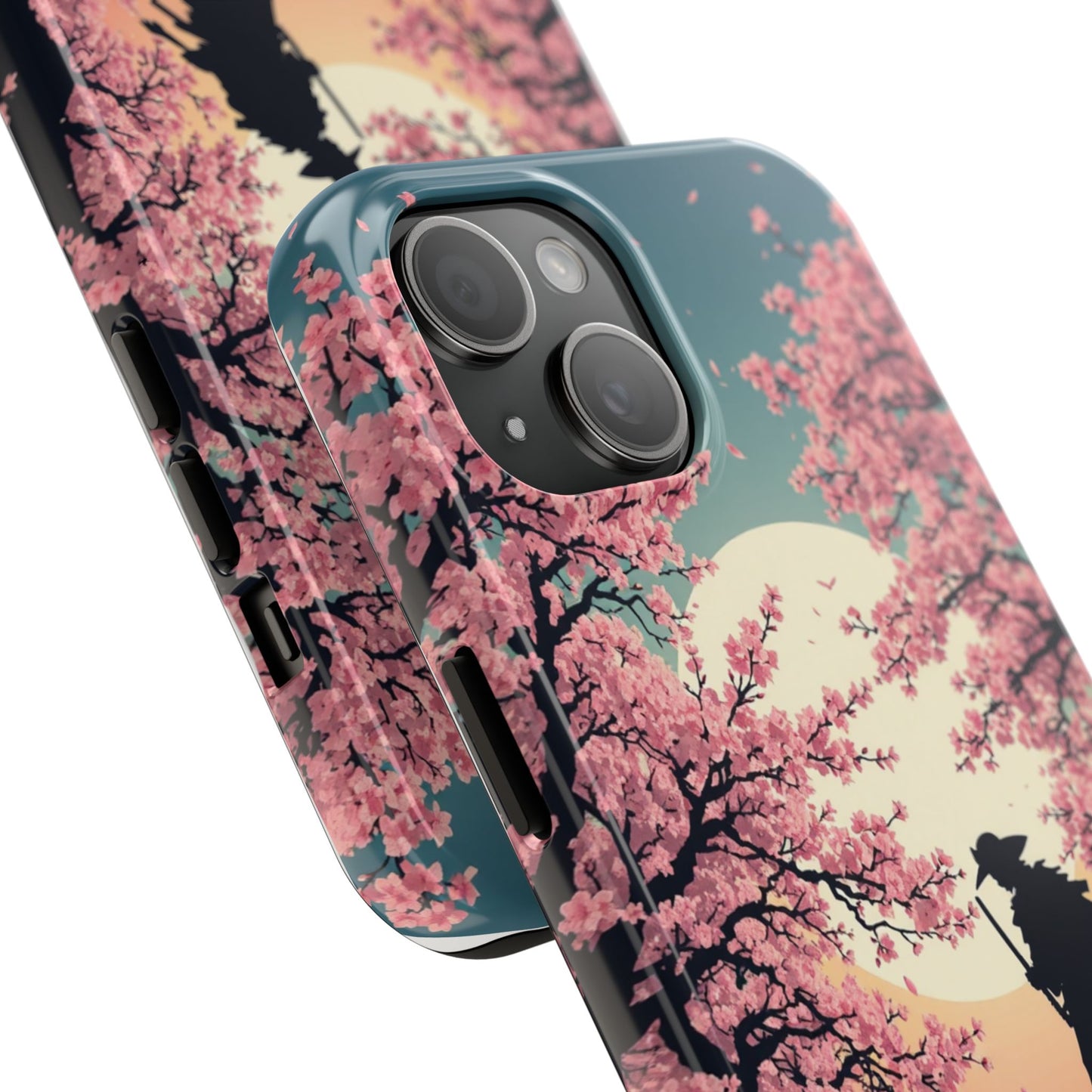 Cherry Blossom Samurai Tough Phone Case