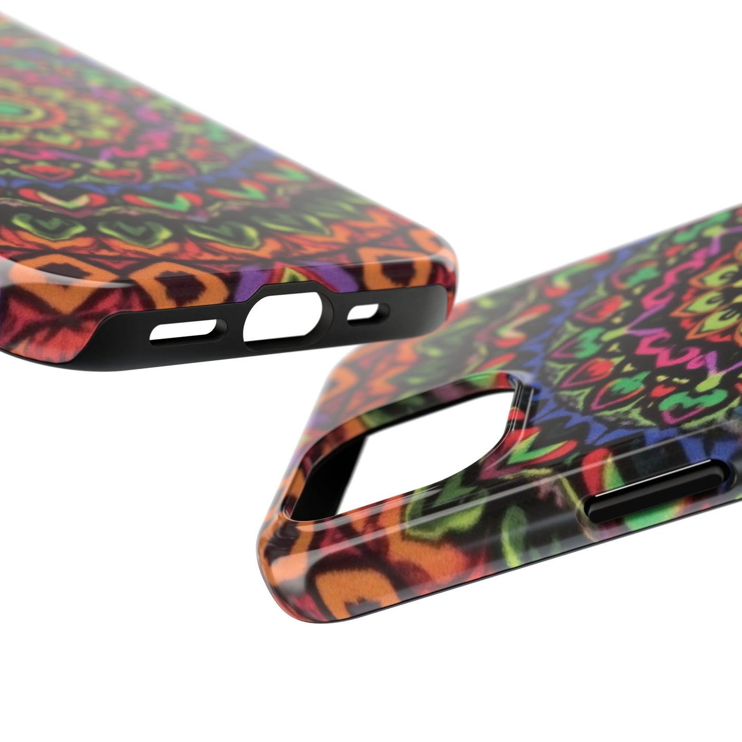 Colorful Mandala Tough Phone Case - Vibrant Designs for Trendy Protection - for iPhone
