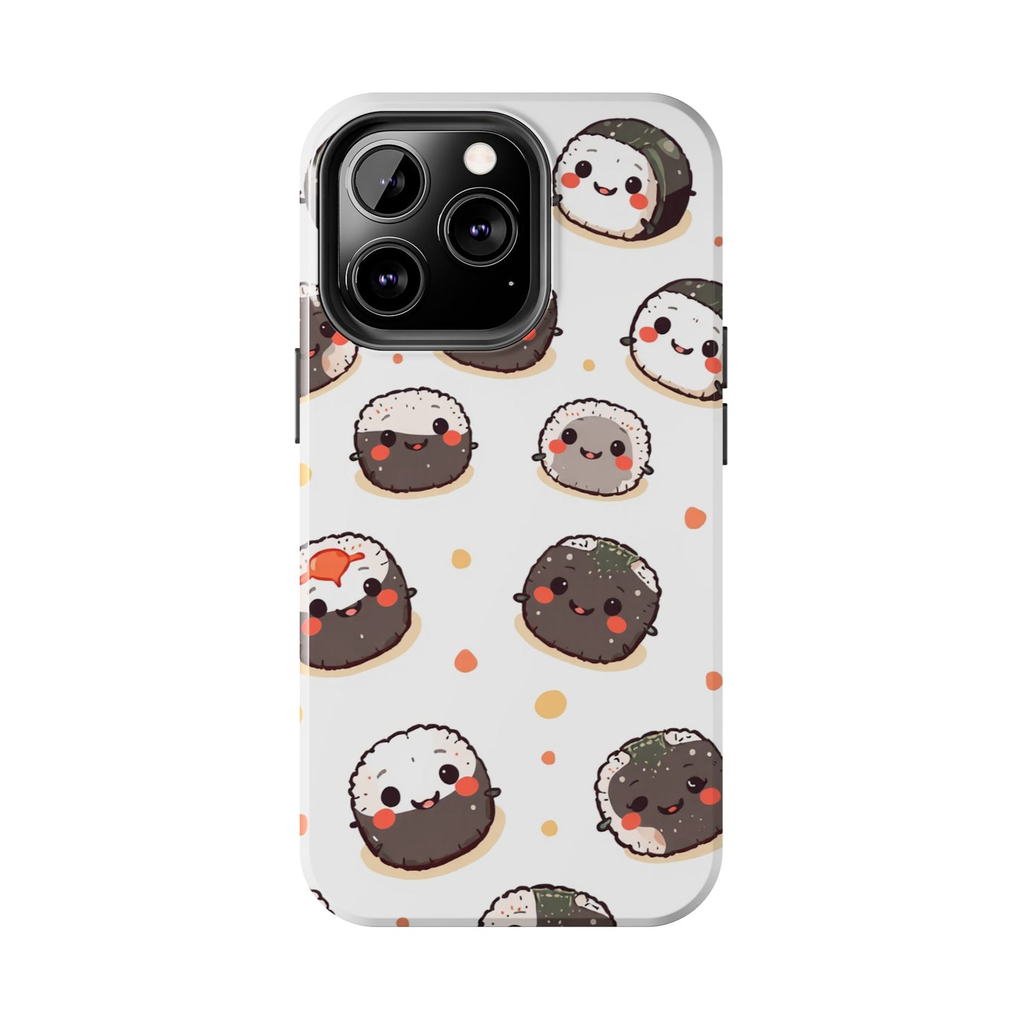 Cute Sushi Tough Phone Case - Kawaii Design for Food Lovers