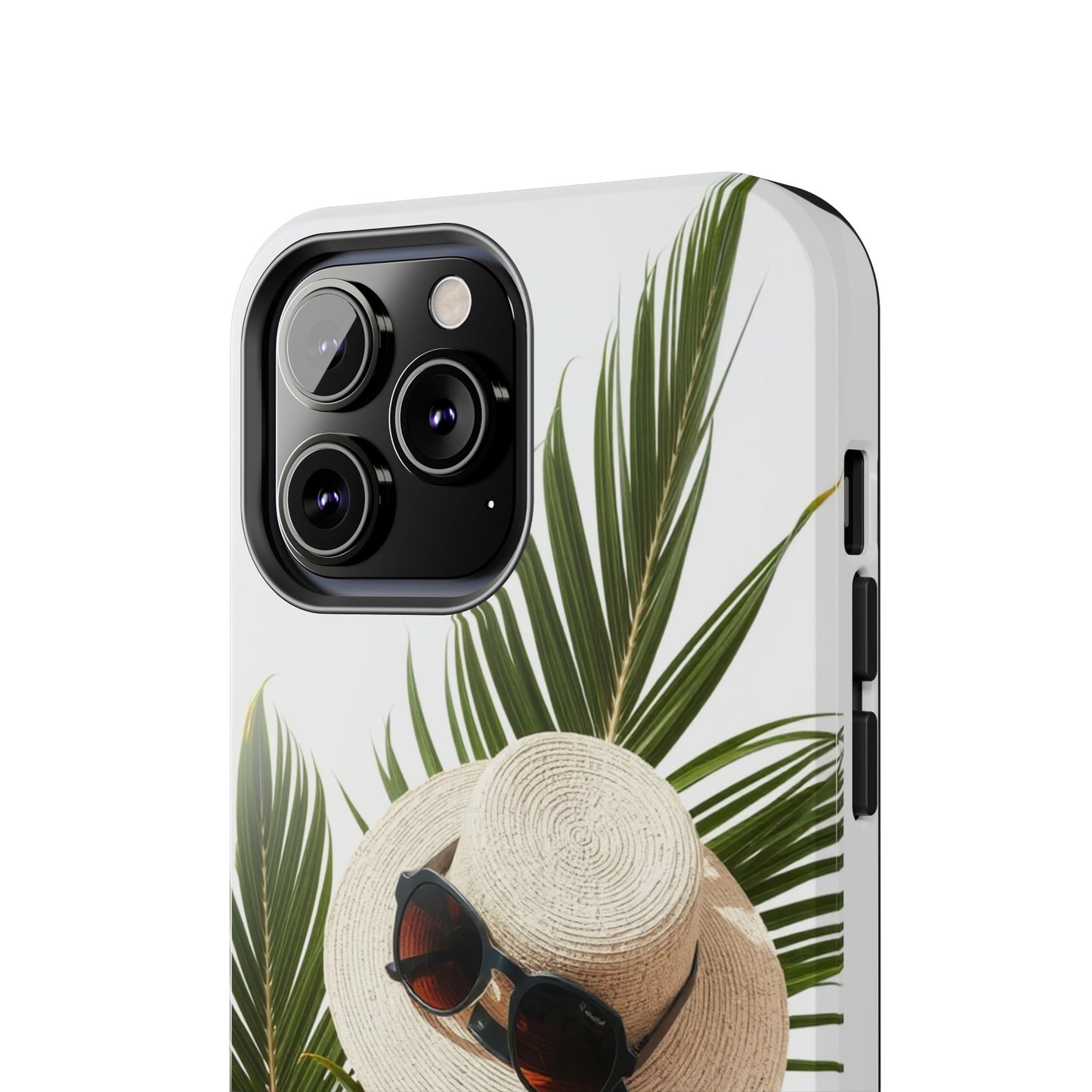 Tropical Phone Case - Summer Vibes with Hat & Sunglasses Design