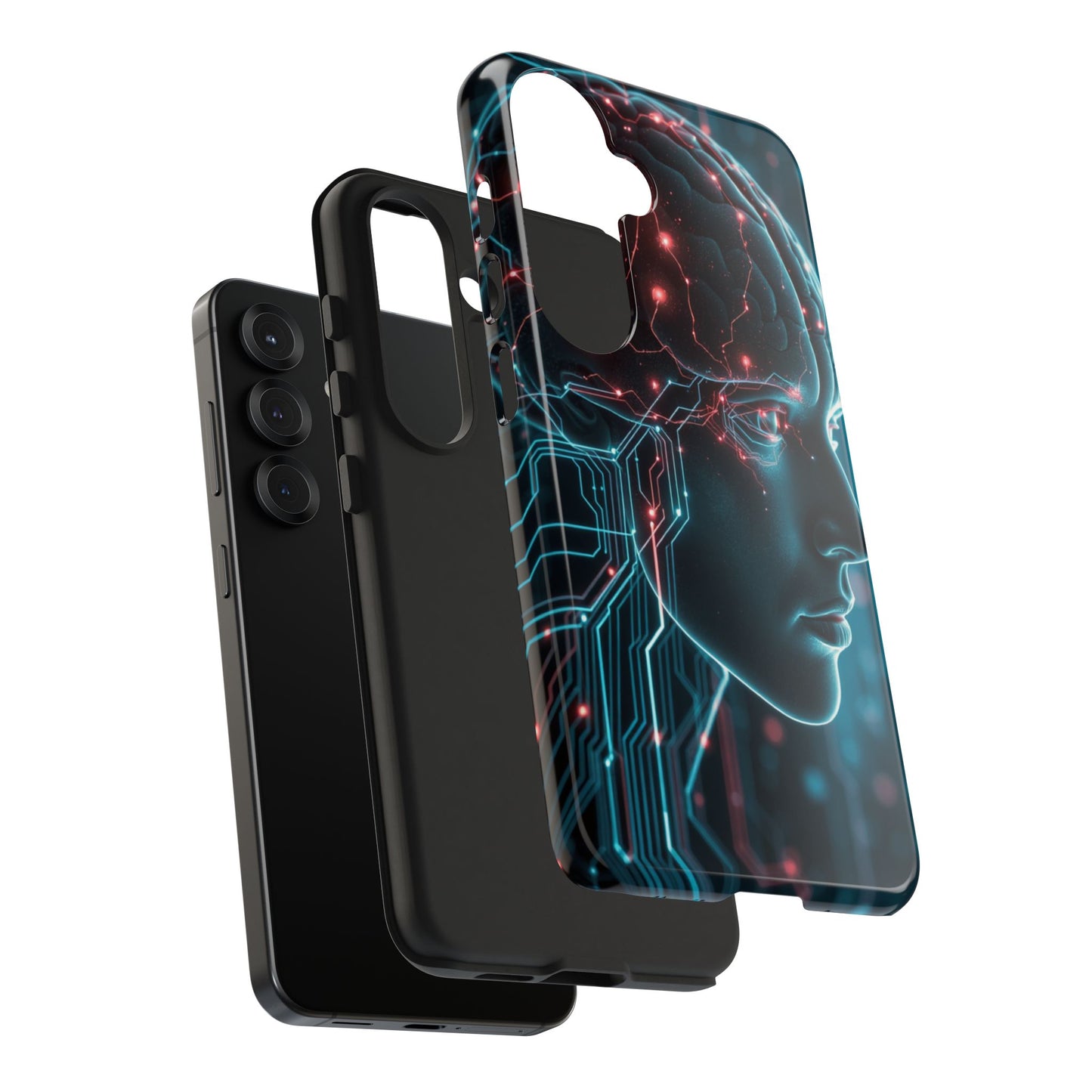 Futuristic Brain Design Tough Phone Case