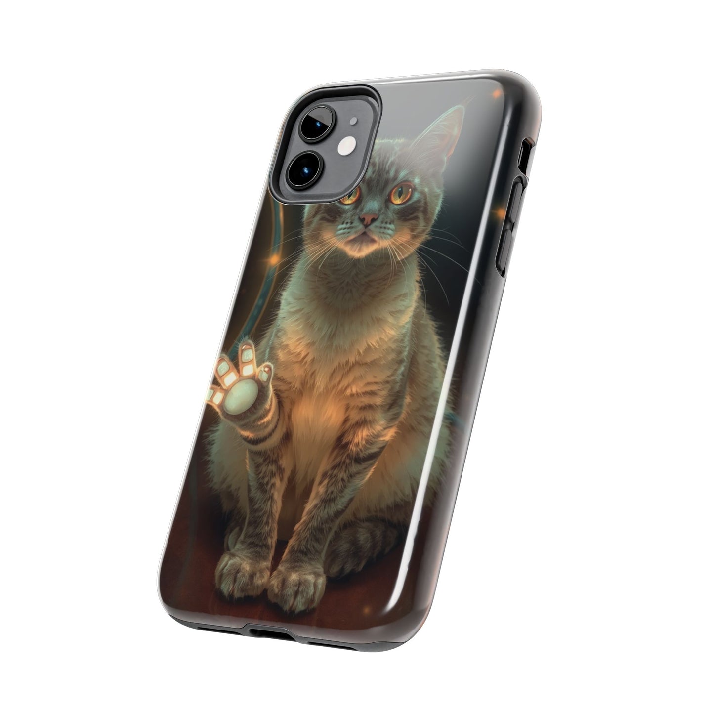 Whimsical Cat Phone Case | Tough Phone Cases for Cat Lovers, Pet Accessories, Gift for Cat Owners, Cute Phone Cover, Personalized Tech
