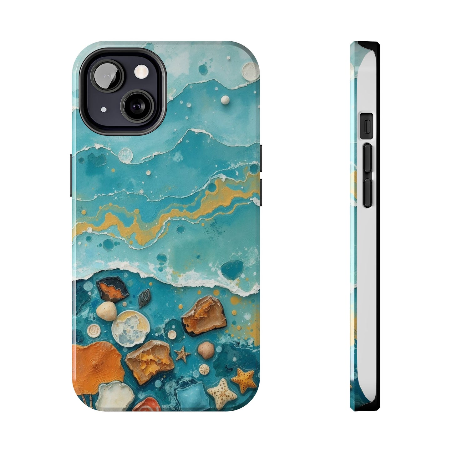 Ocean-Inspired Tough Phone Cases - Coastal Beach Vibe, Easy Accessory for Beach Lovers
