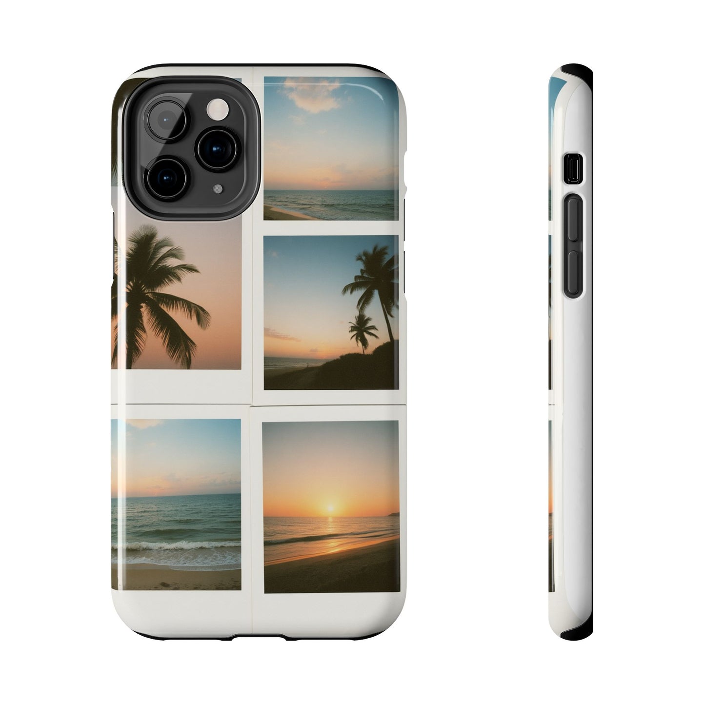 Tropical Sunset Tough Phone Case - Beach Vibes for Summer Adventures