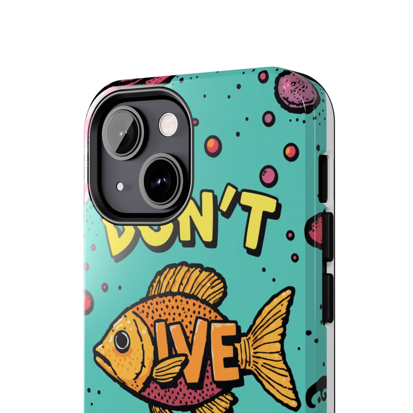 Catchy Fish-Themed Tough Phone Cases, Unique Gift for Fish Lovers, Durable Protection for Phones, Fun Aquatic Design, Ideal for Holidays