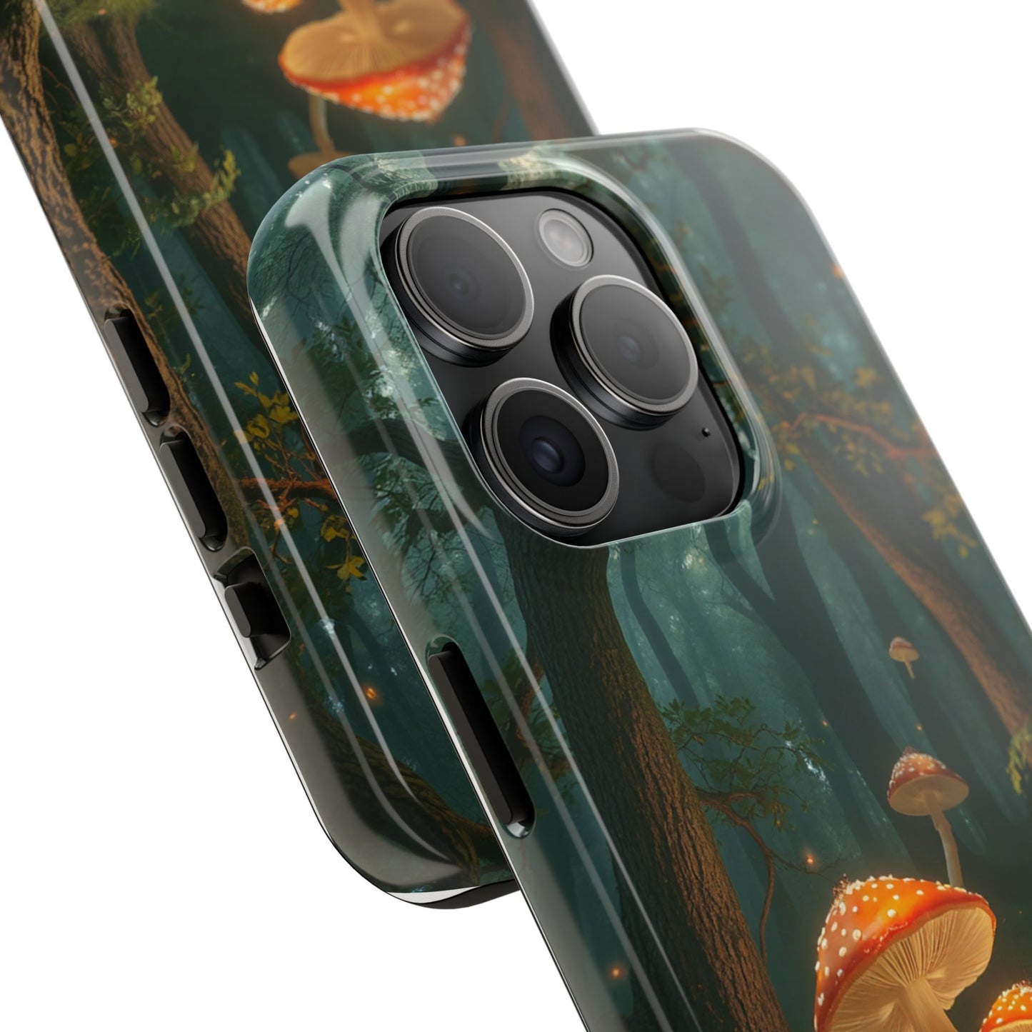 Whimsical Mushroom Tough Phone Case - Forest Fantasy Design
