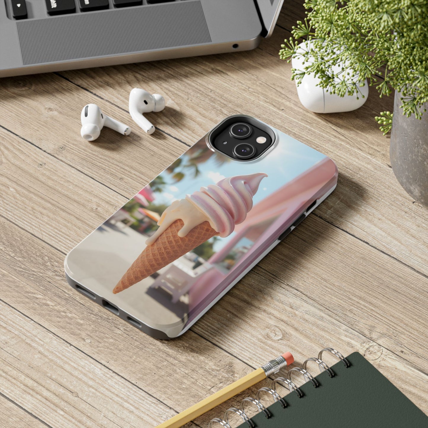 Ice Cream Cone Phone Case – Tough and Stylish Protection