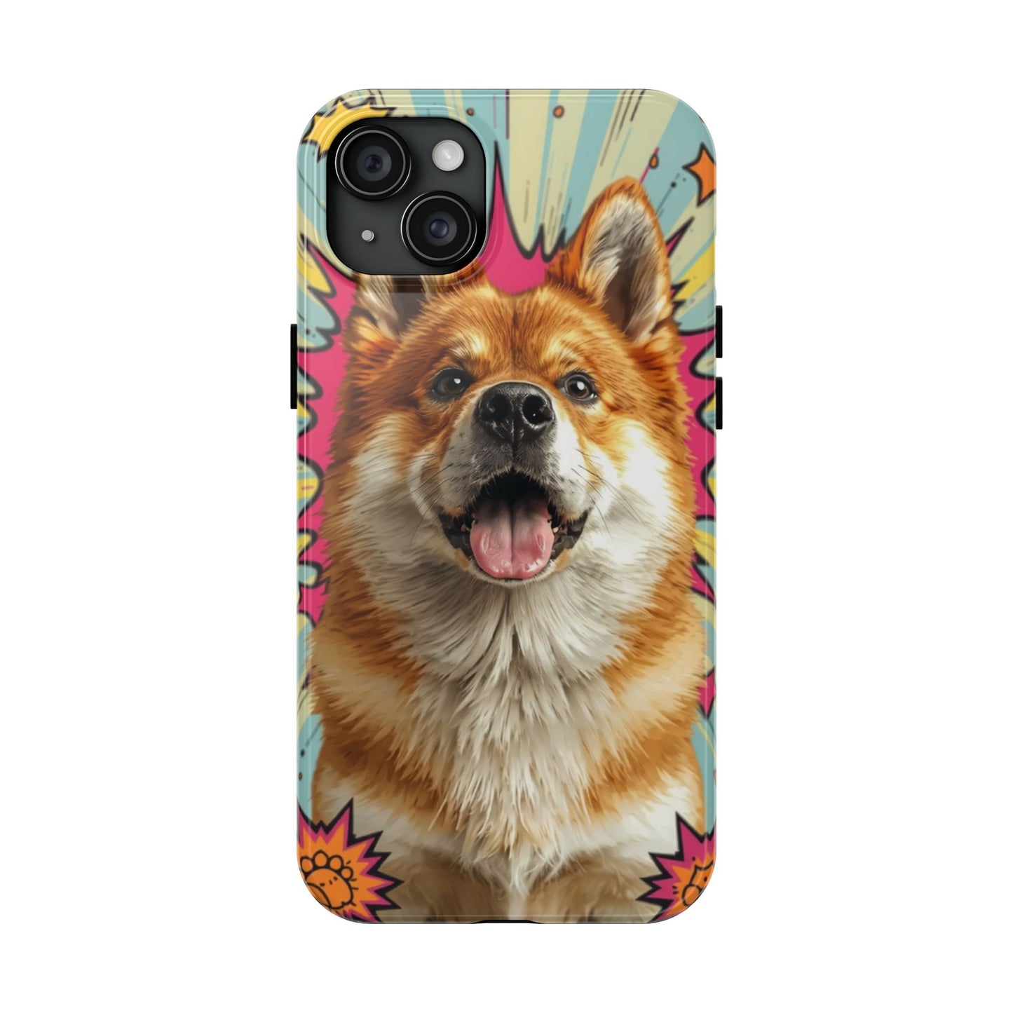 Playful Dog Tough Phone Case - Durable & Stylish Pet Lover Gift