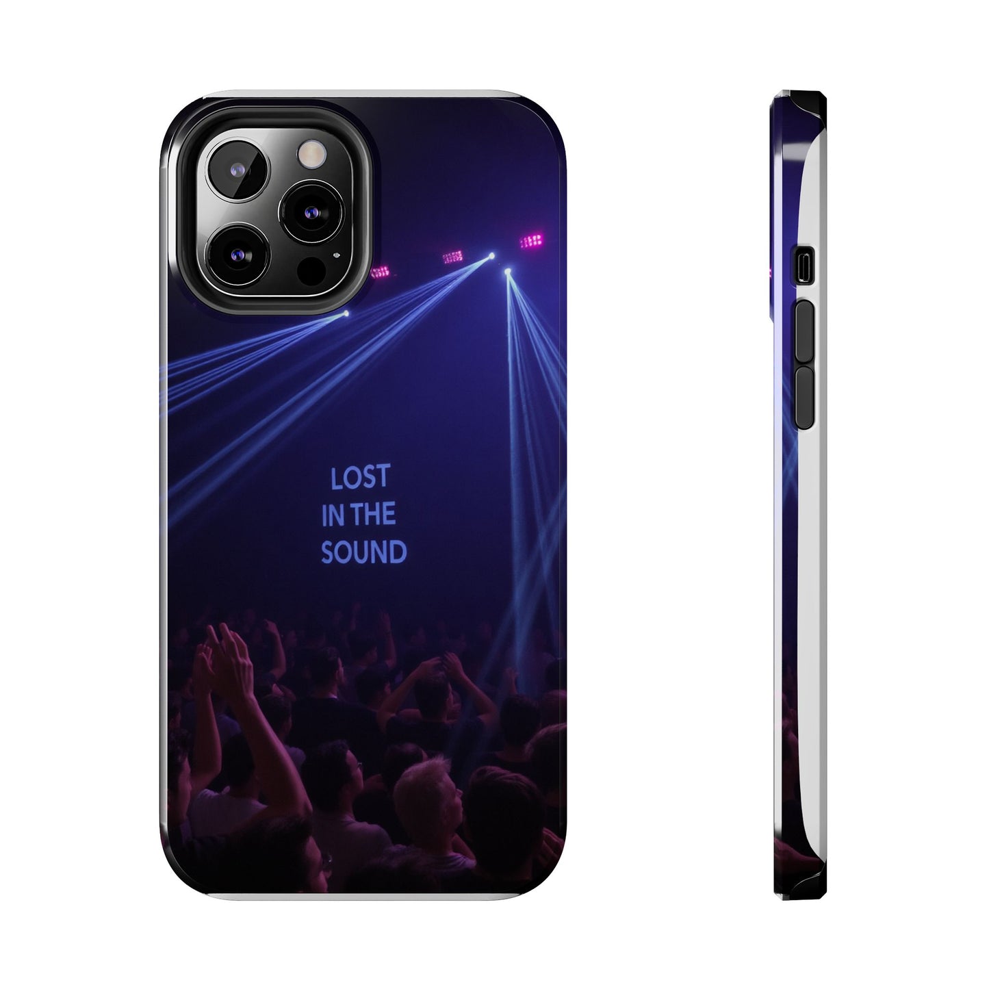 Vibrant Tough Phone Case - 'Lost in the Sound' Design for Music Lovers