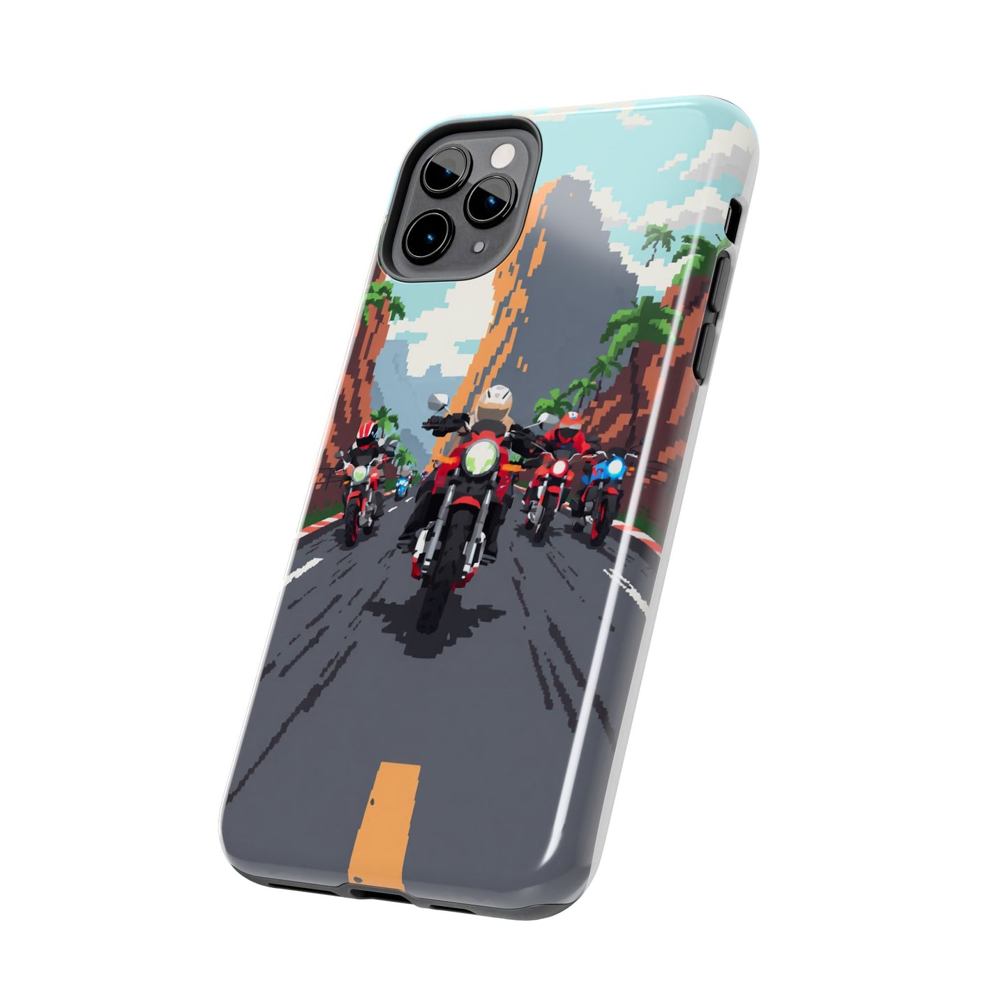 Retro Biker Tough Phone Case - Perfect for Motorcycle Lovers