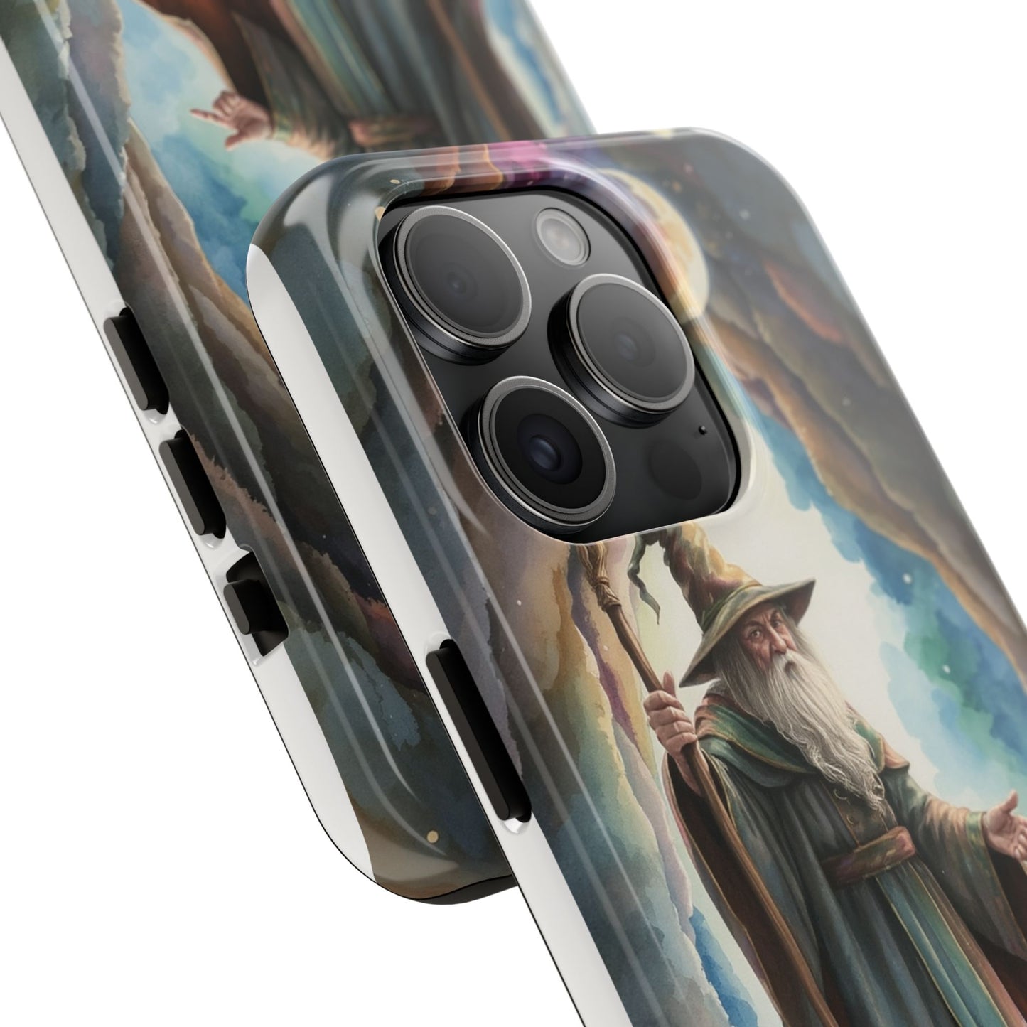 Magical Wizard Phone Case - Tough, Durable Phone Cover for Fantasy Lovers, Geek Gift, Unique Design, Celestial Phone Accessory