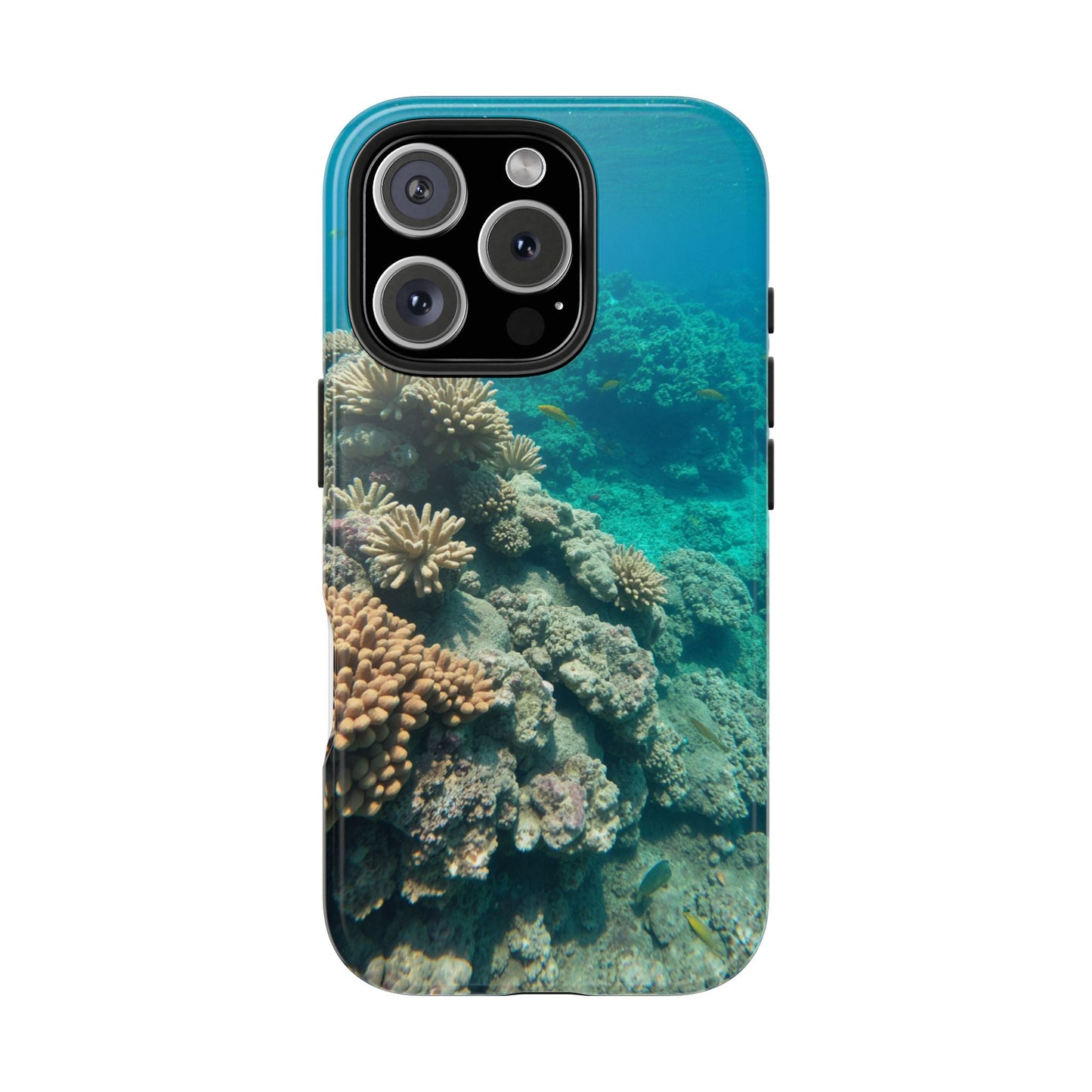 Coral Reef Tough Phone Case - Ocean Vibes Protection for Adventure Lovers