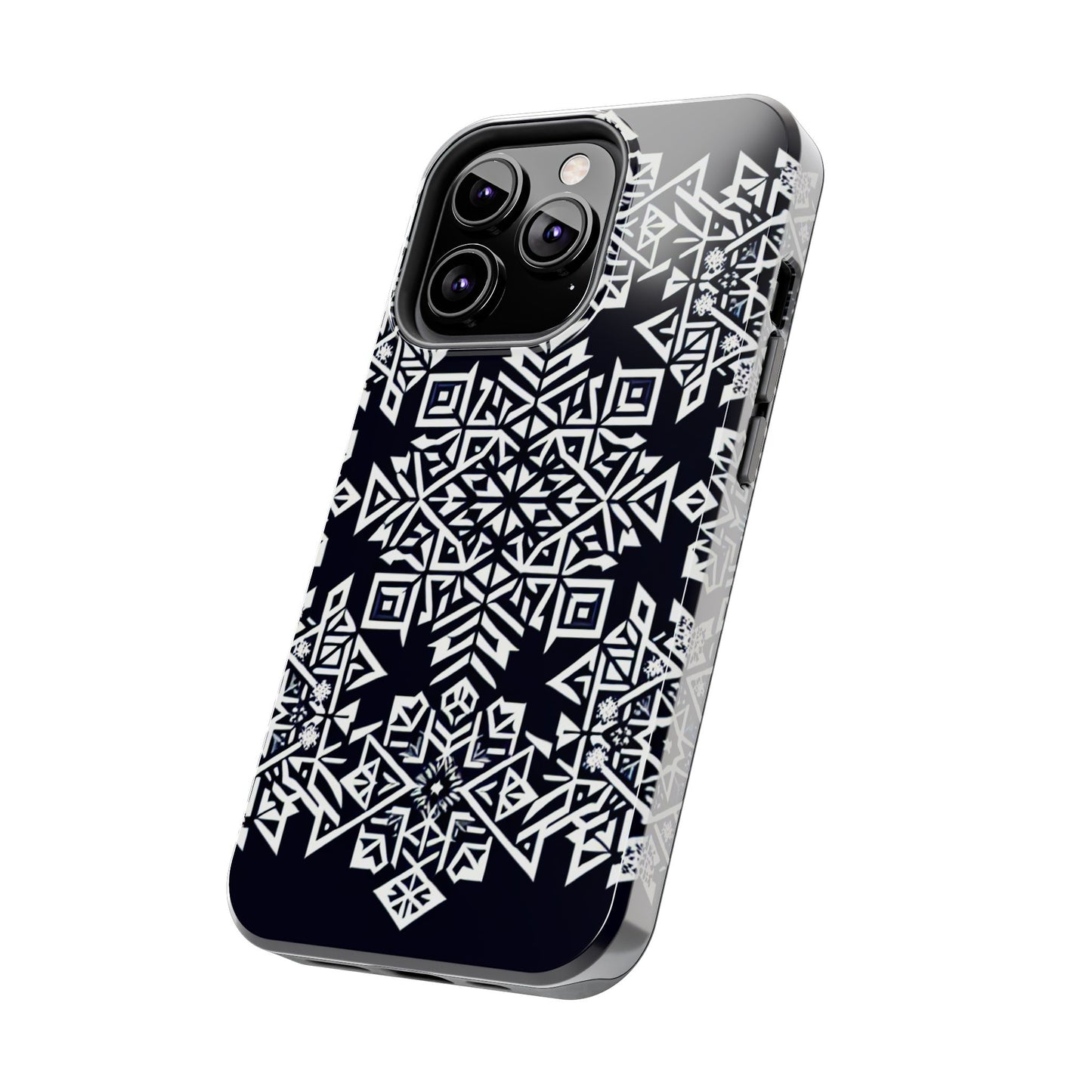 Winter Wonderland Tough Phone Case - Digital Snowflake - for iPhone