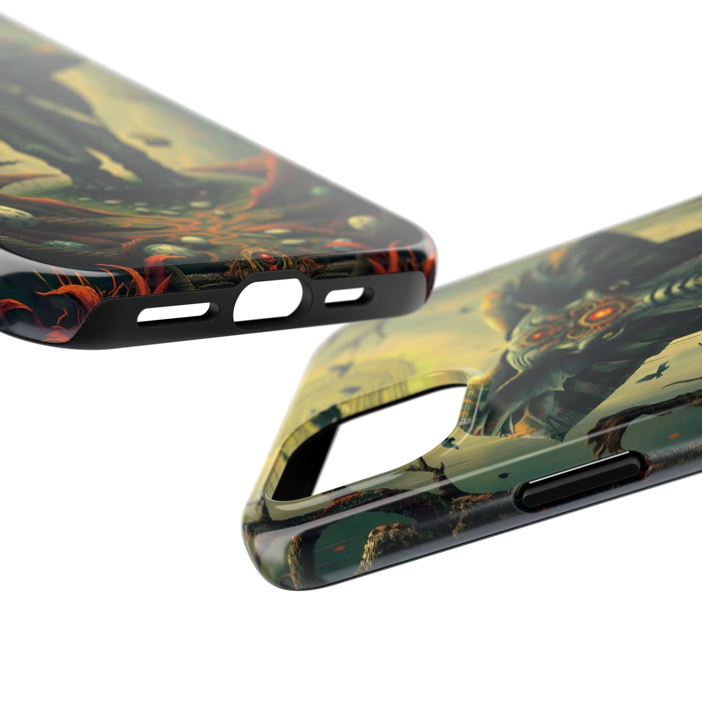 Mystical Forest Elephant Tough Phone Case | Vibrant Design for Nature Lovers - for iPhone