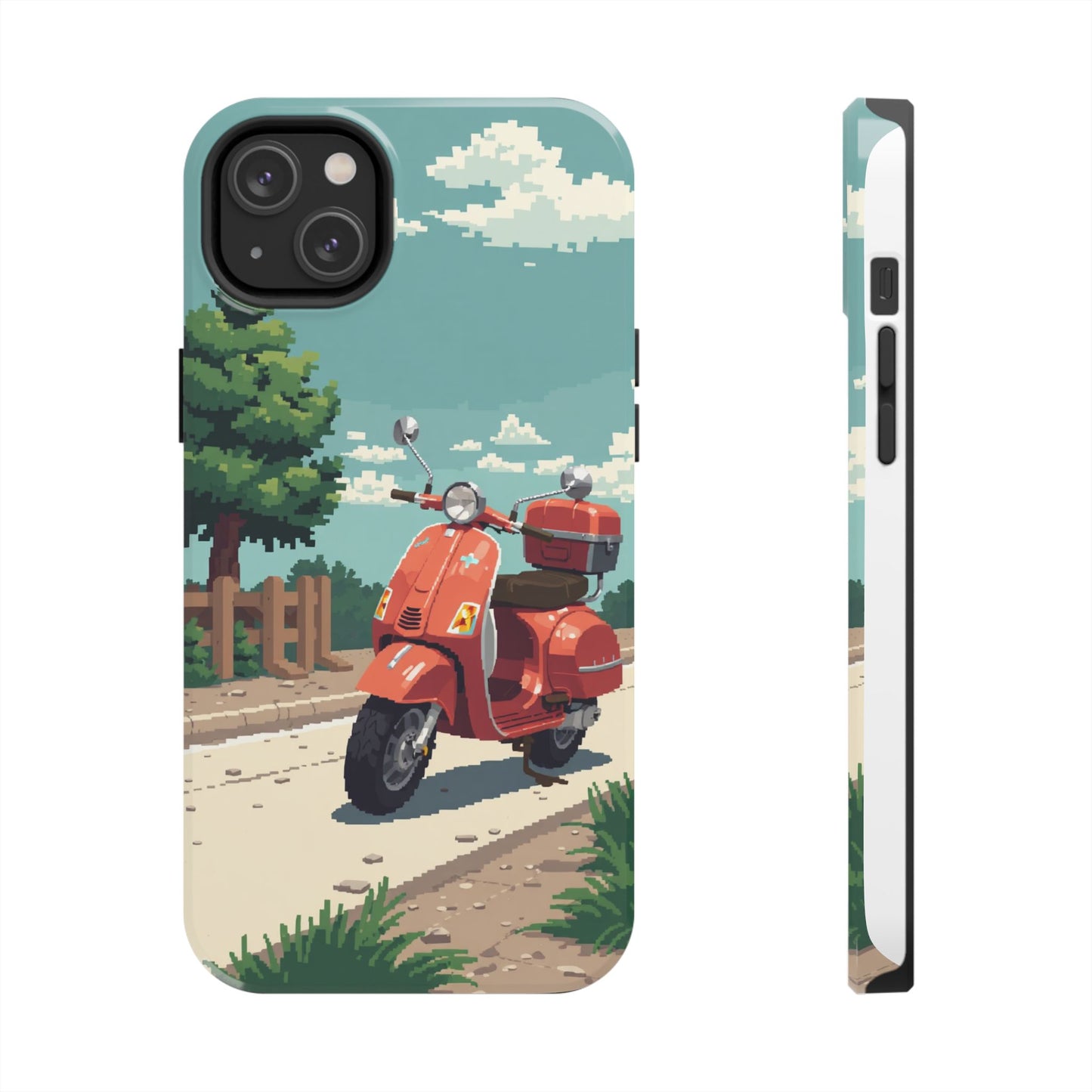 Retro Scooter Phone Case - Tough & Stylish Protection