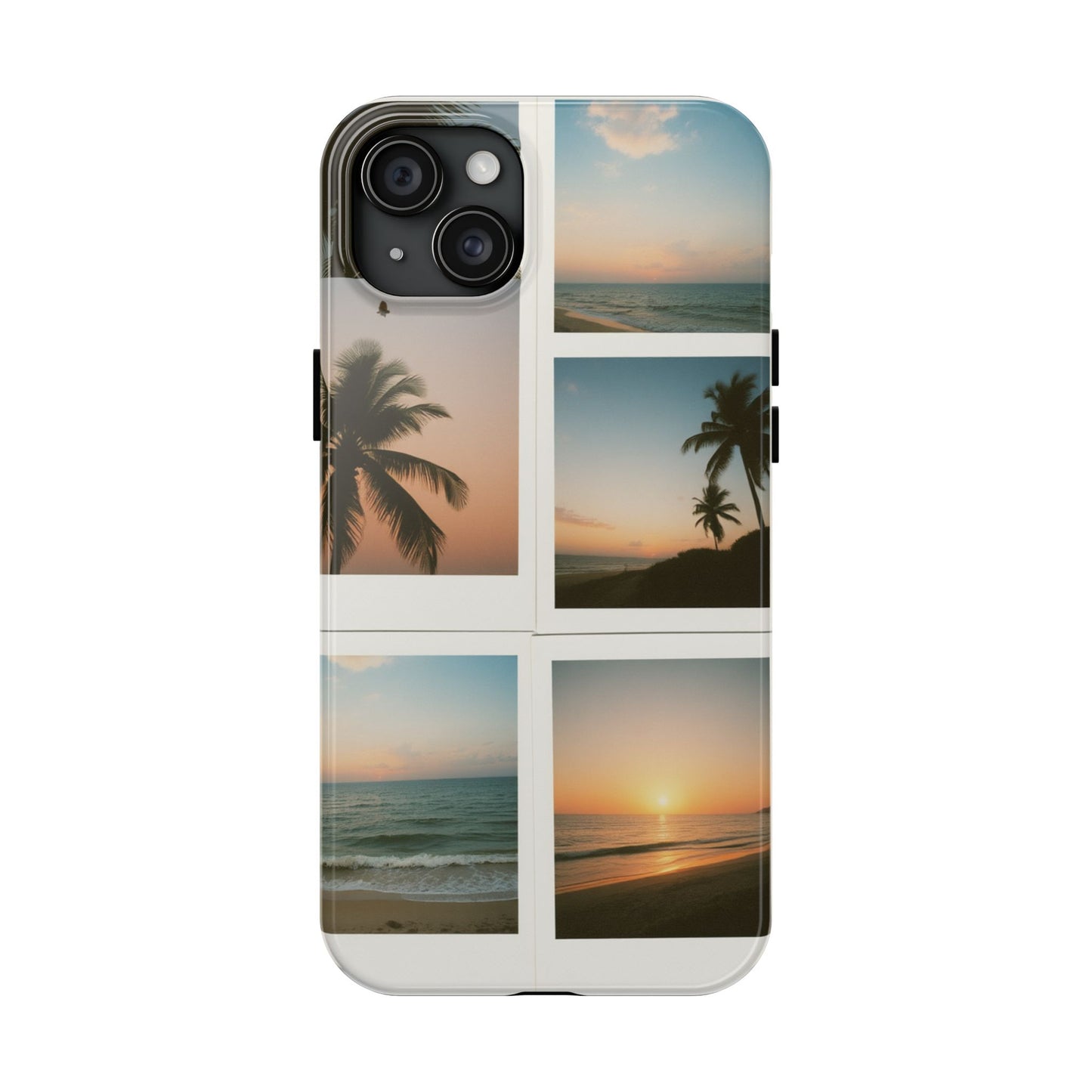 Tropical Sunset Tough Phone Case - Beach Vibes for Summer Adventures