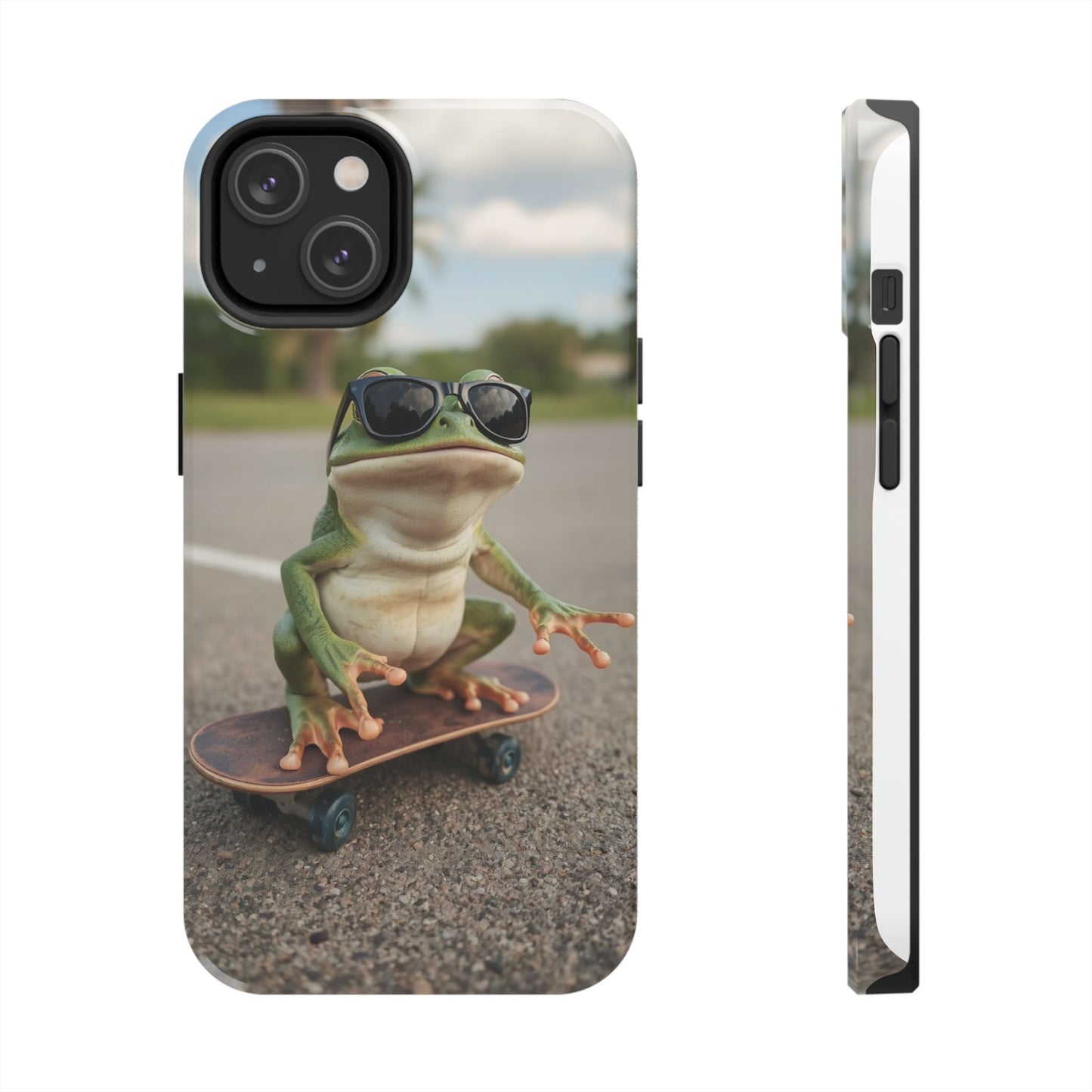 Cool Frog Skateboard Phone Case - Tough and Stylish Protection