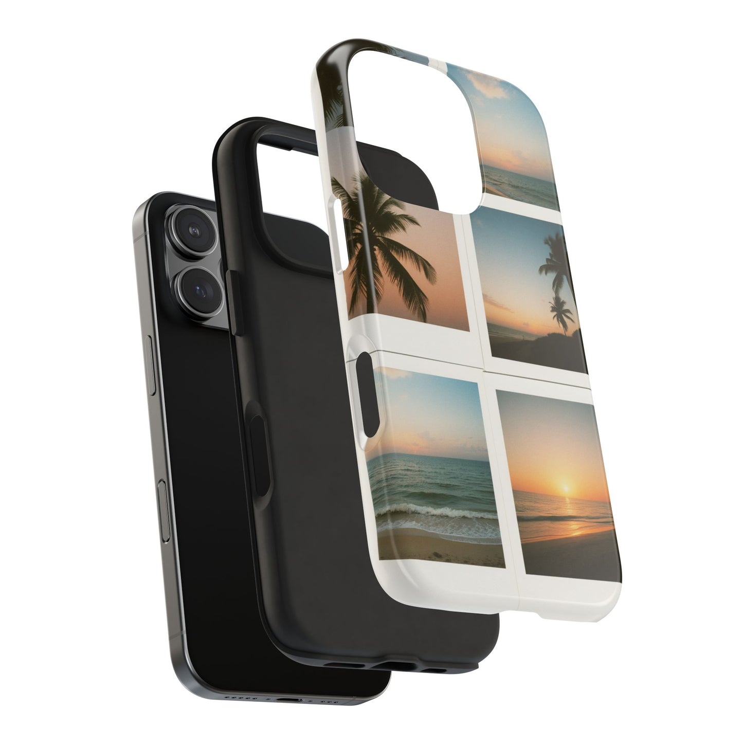 Tropical Sunset Tough Phone Case - Beach Vibes for Summer Adventures