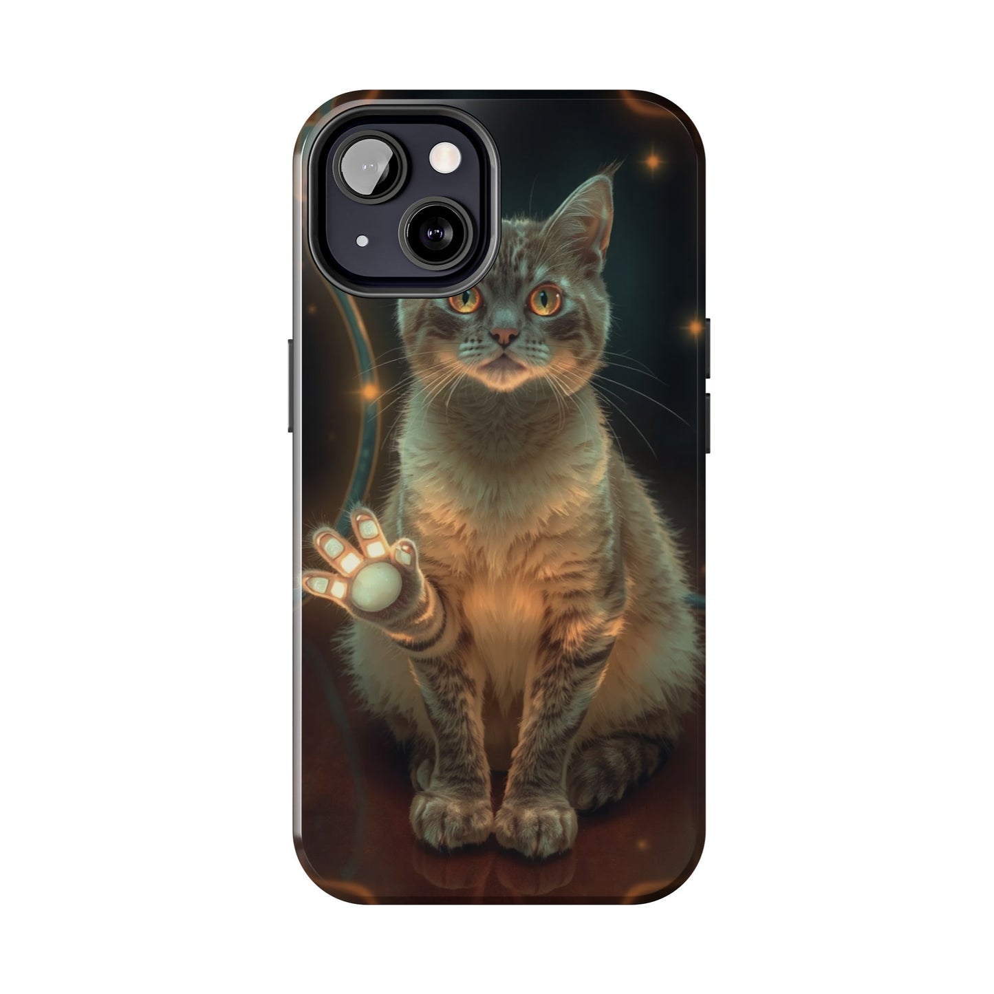 Whimsical Cat Phone Case | Tough Phone Cases for Cat Lovers, Pet Accessories, Gift for Cat Owners, Cute Phone Cover, Personalized Tech