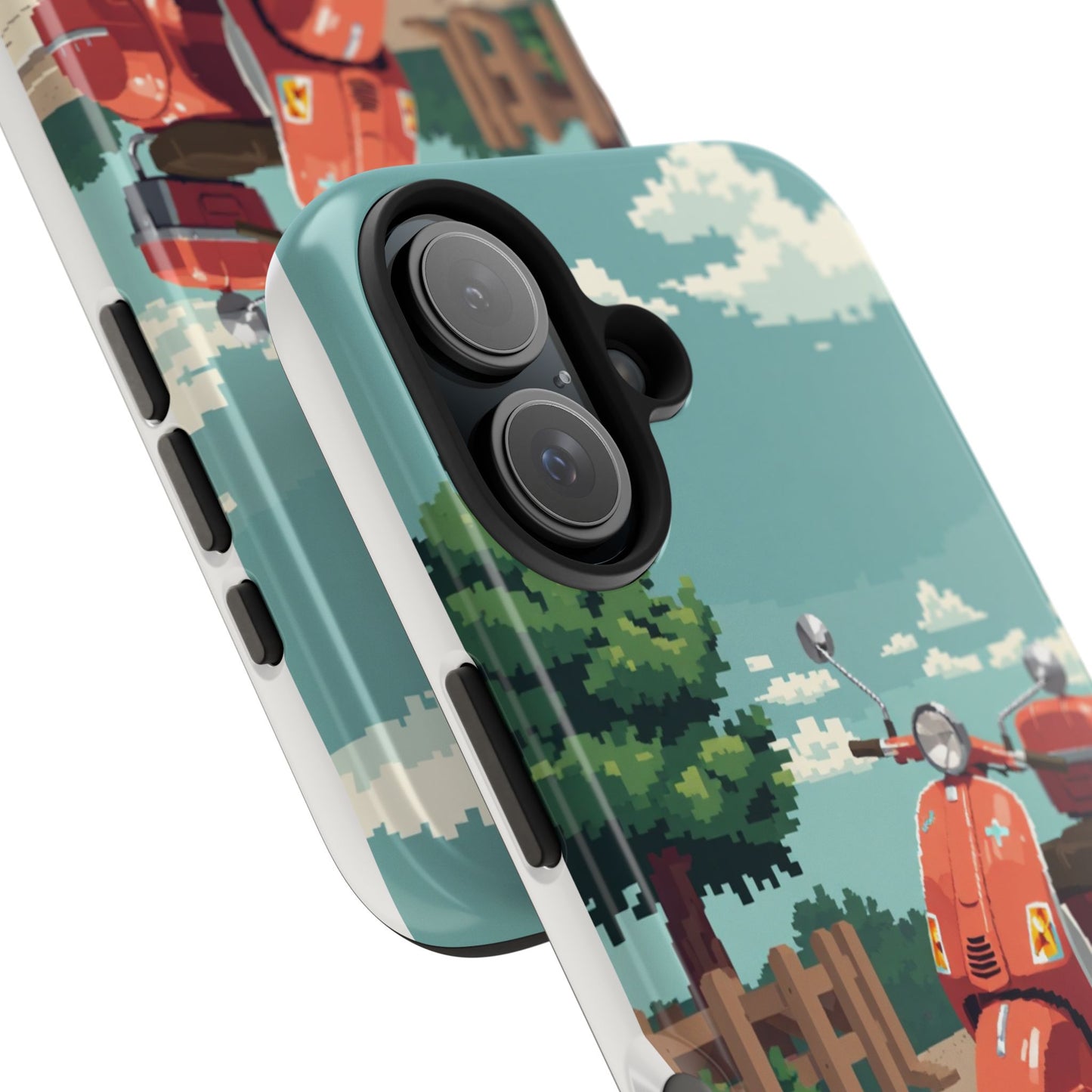 Retro Scooter Phone Case - Tough & Stylish Protection