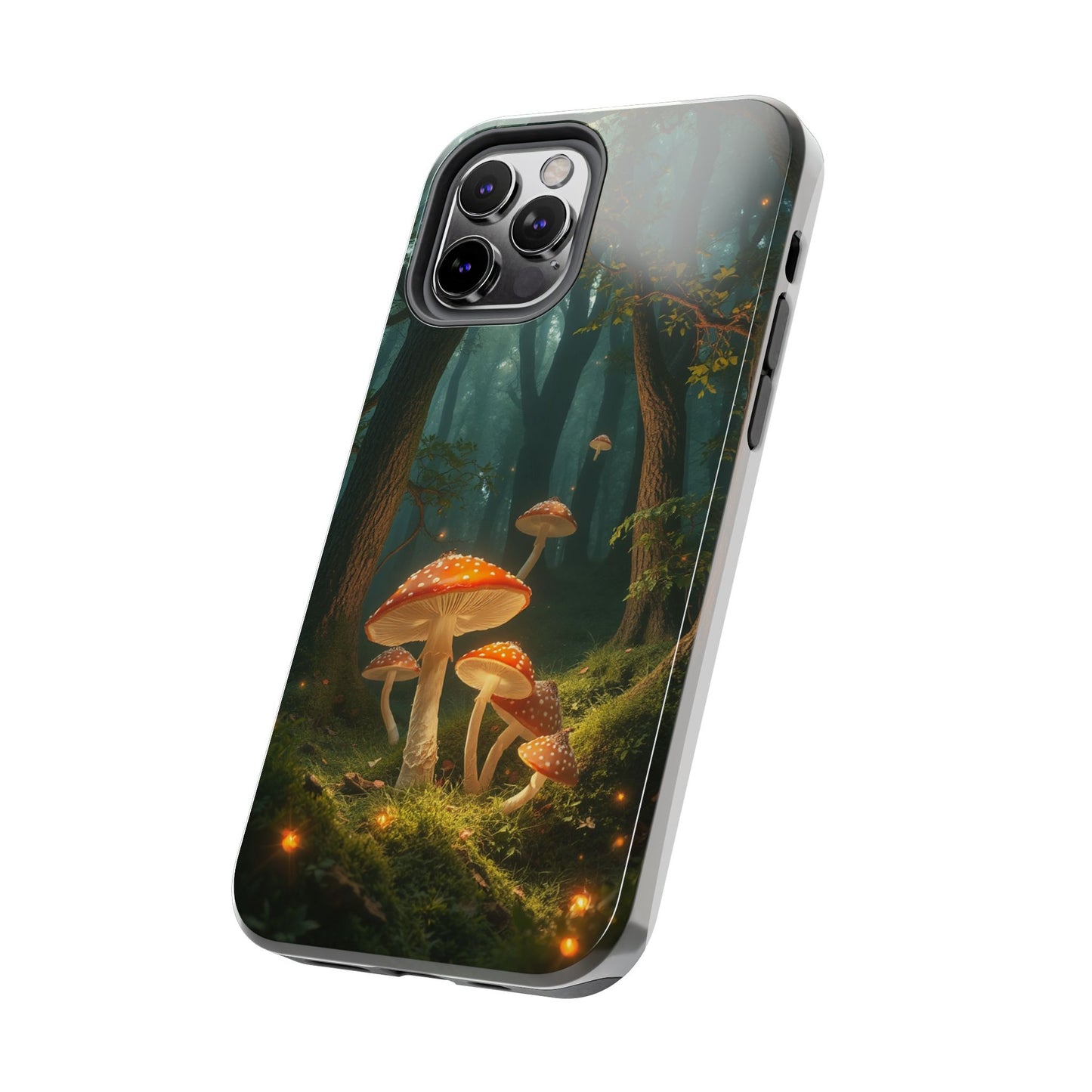 Whimsical Mushroom Tough Phone Case - Forest Fantasy Design