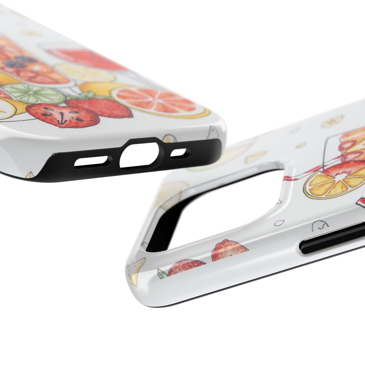 Colorful Fruit Cocktail Tough Phone Case - Perfect for Summer Vibes