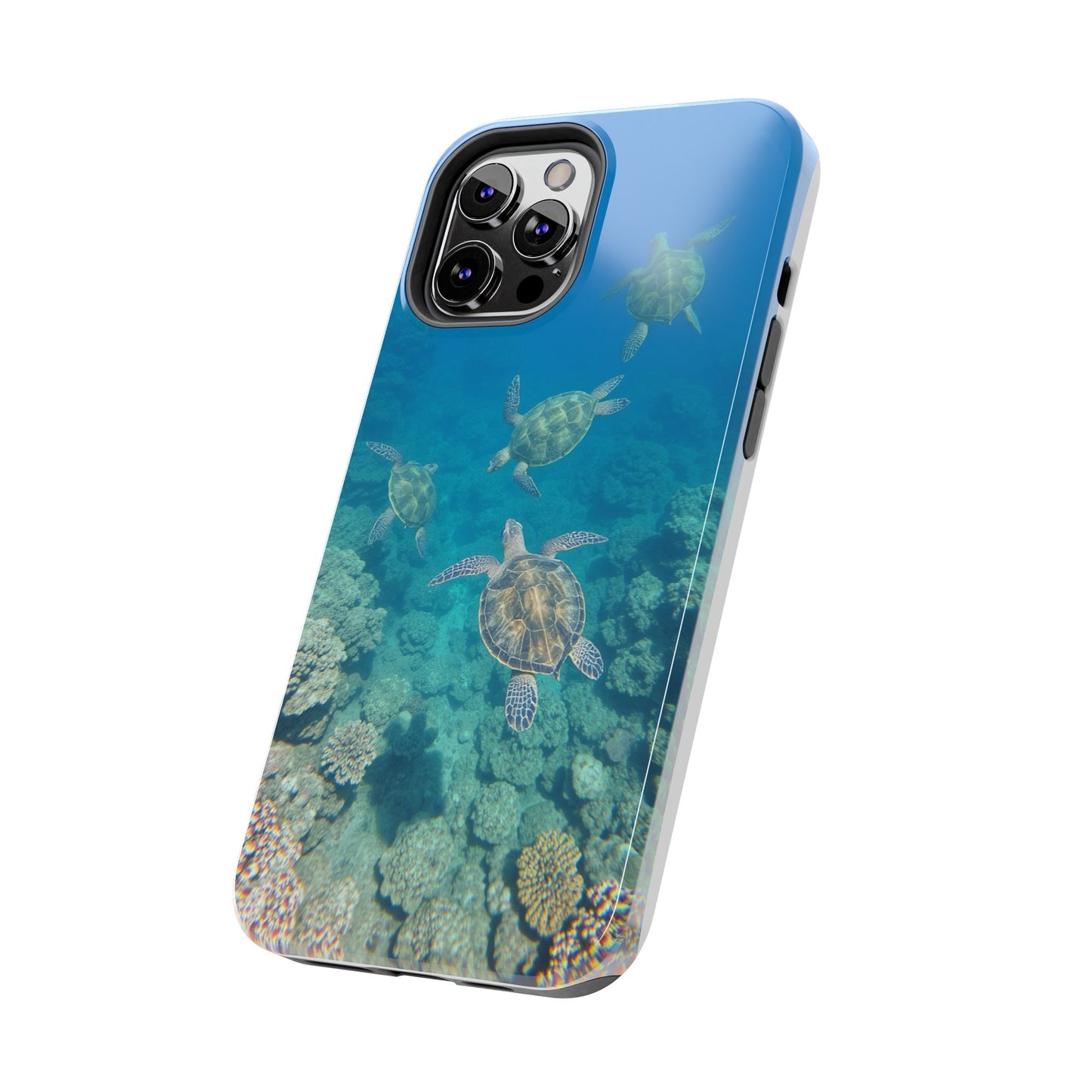 Ocean Turtle Tough Phone Cases - Durable Protection with Marine Art