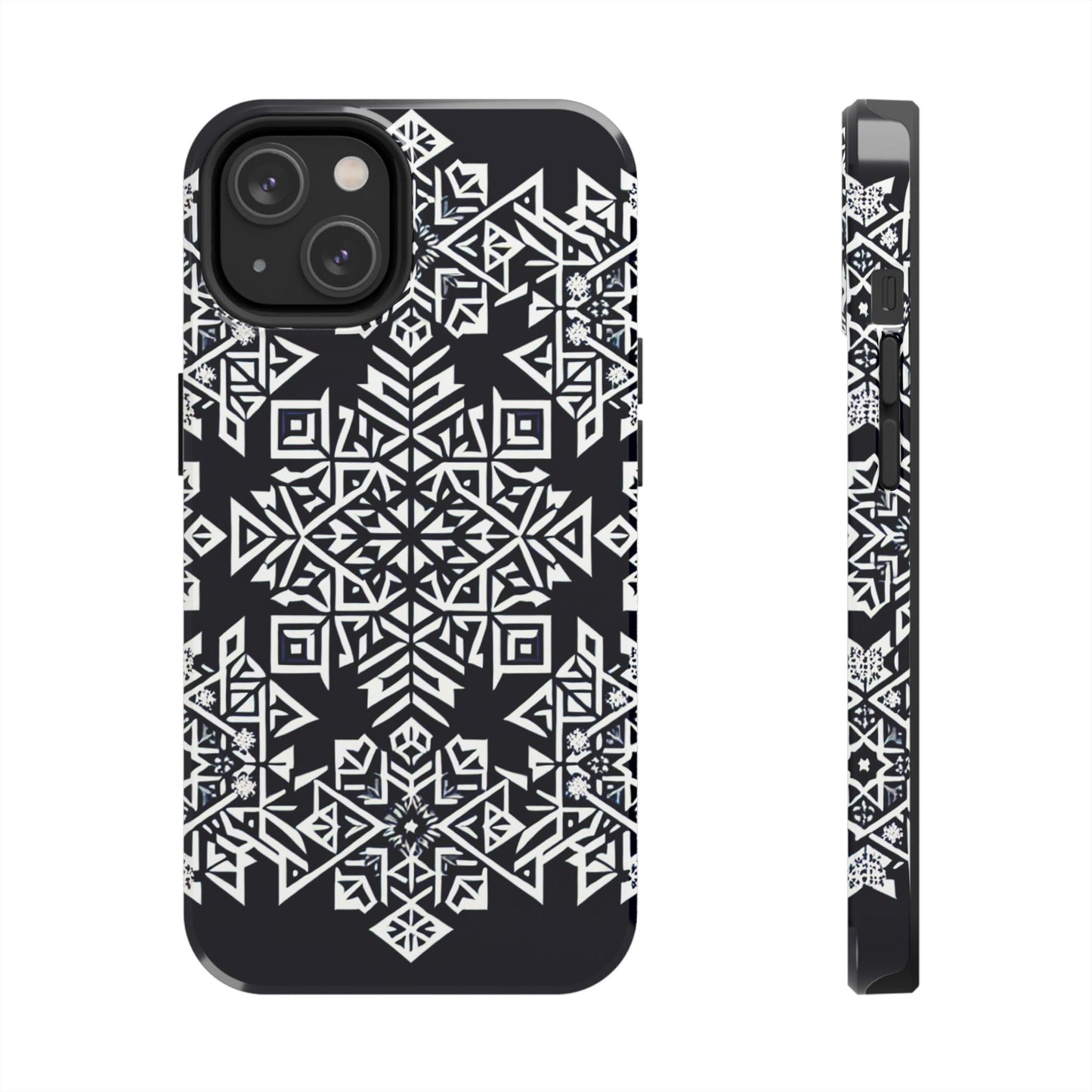 Winter Wonderland Tough Phone Case - Digital Snowflake - for iPhone