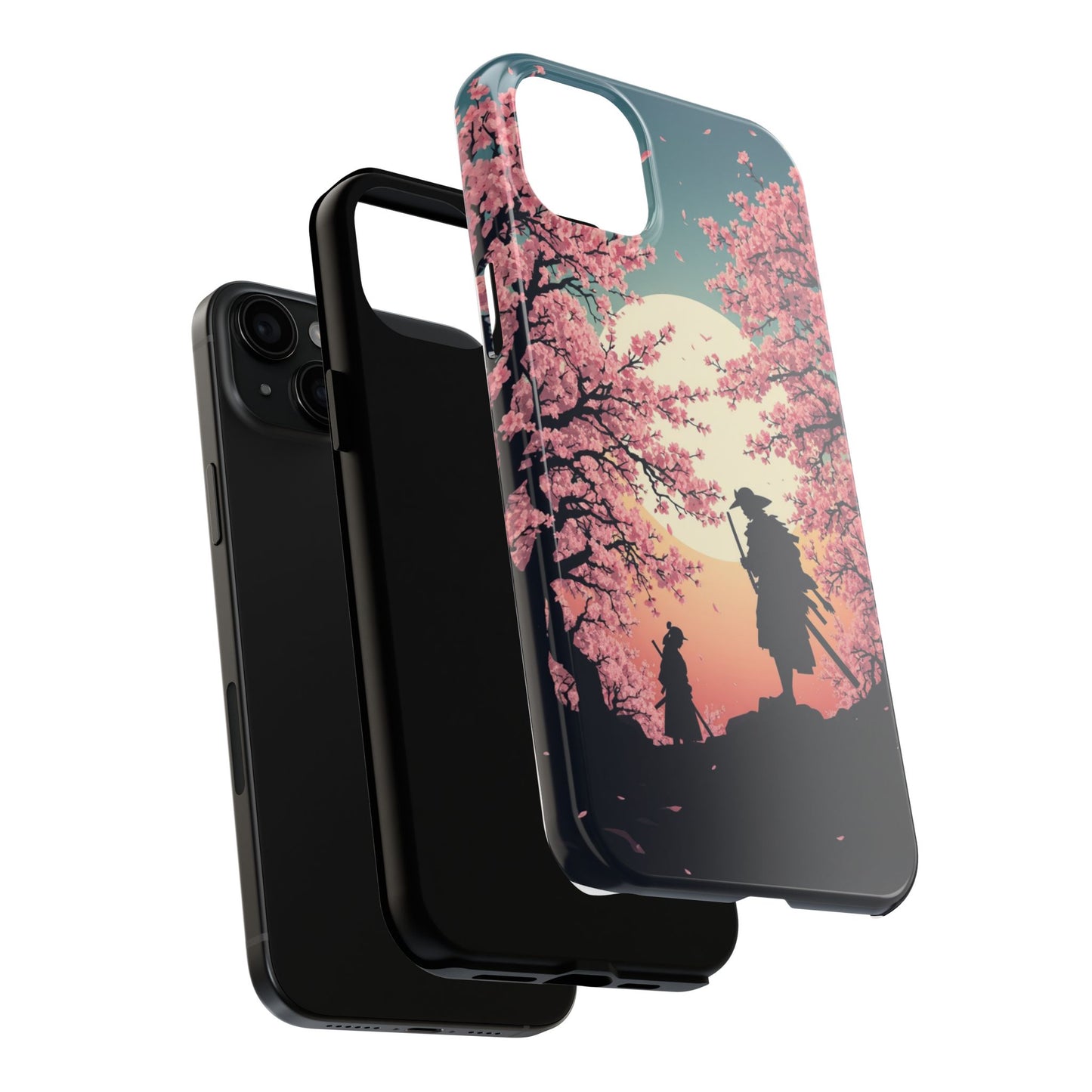 Cherry Blossom Samurai Tough Phone Case