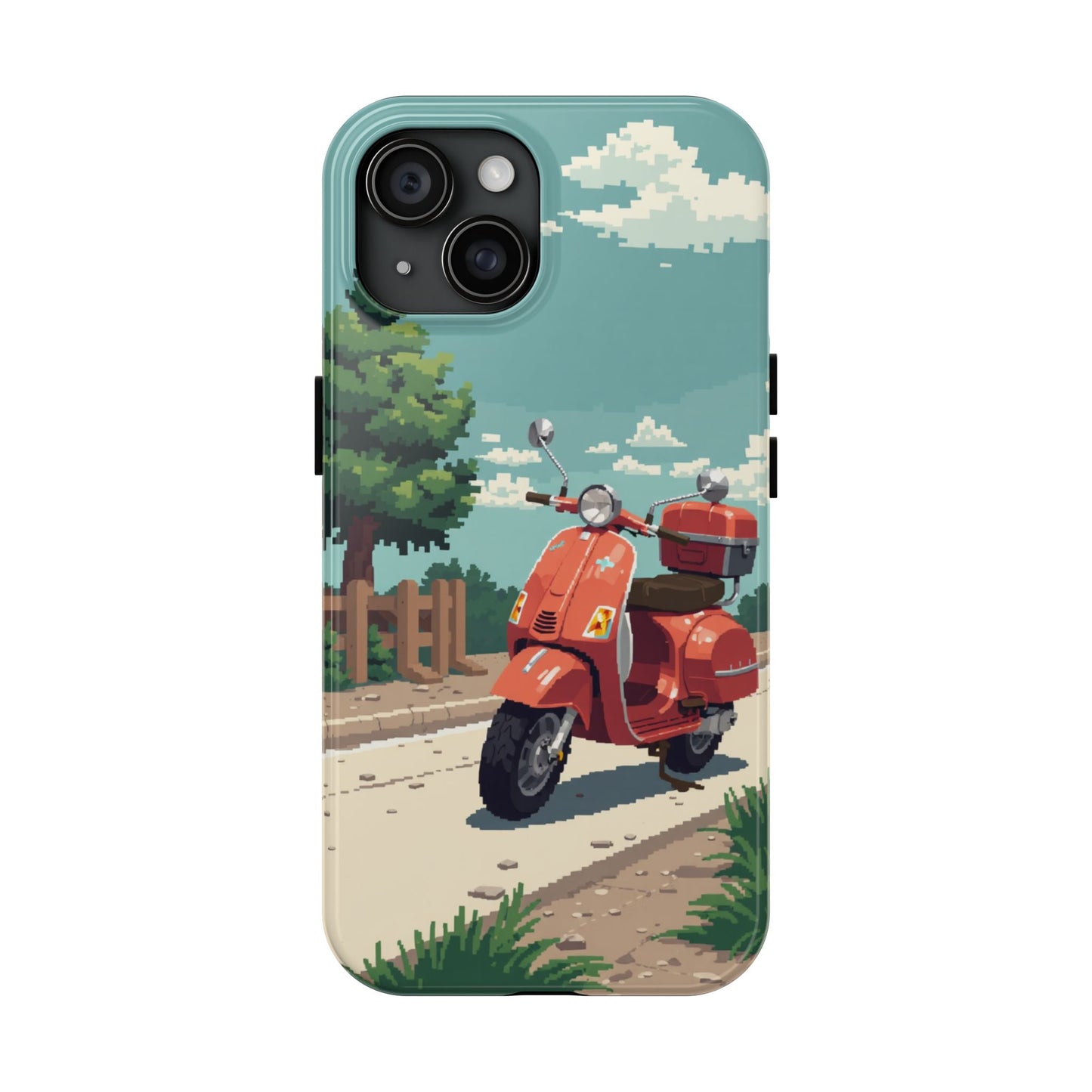 Retro Scooter Phone Case - Tough & Stylish Protection