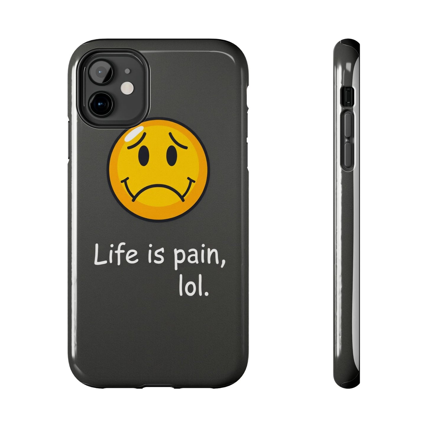 Life is Pain Tough Phone Case - Trendy Design for Smartphone Protection