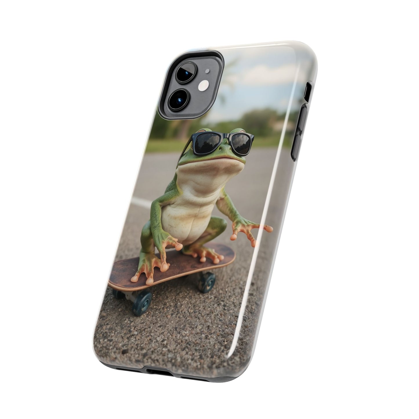 Cool Frog Skateboard Phone Case - Tough and Stylish Protection