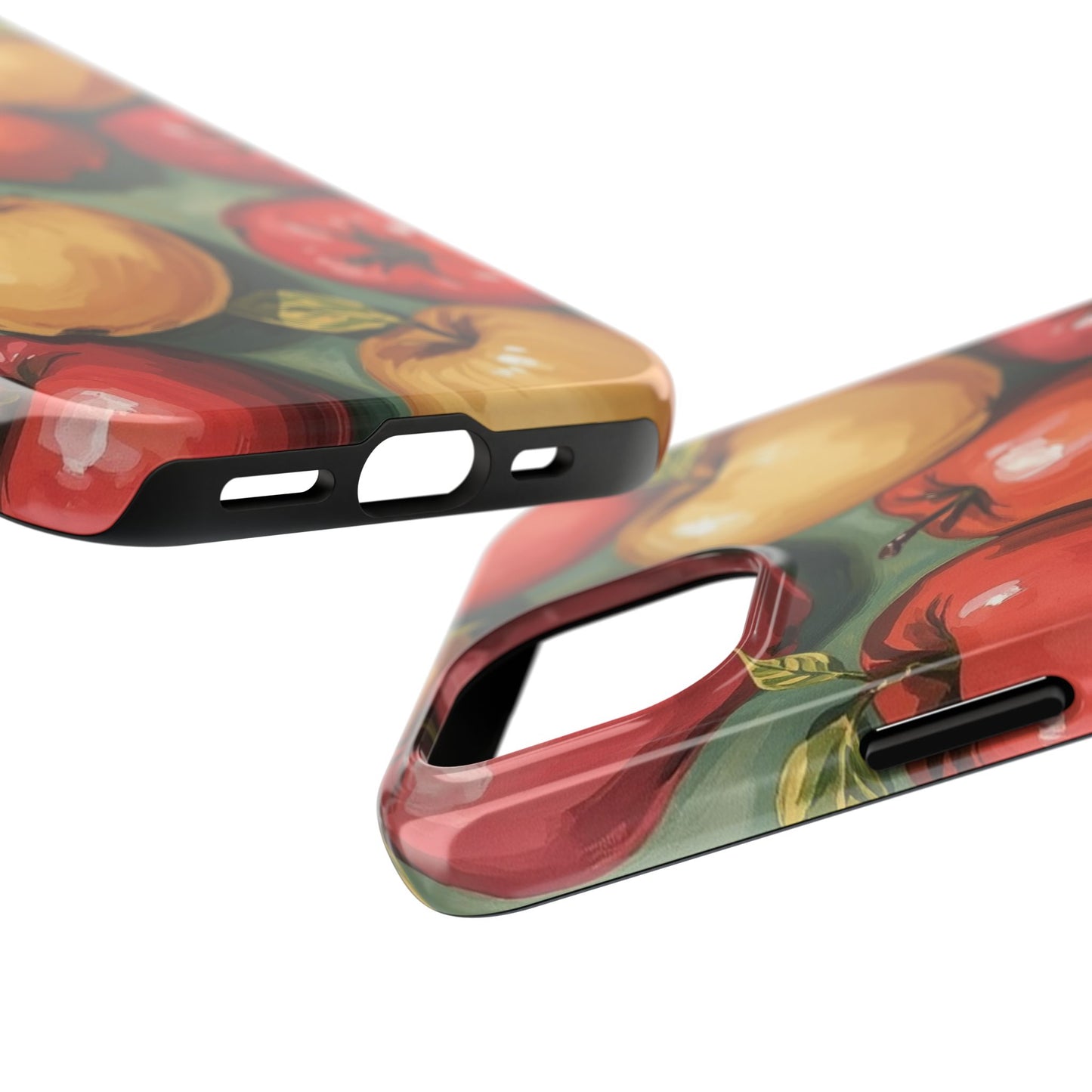 Colorful Painted Apples Art Tough Phone Case - Durable & Stylish Protection - for iPhone