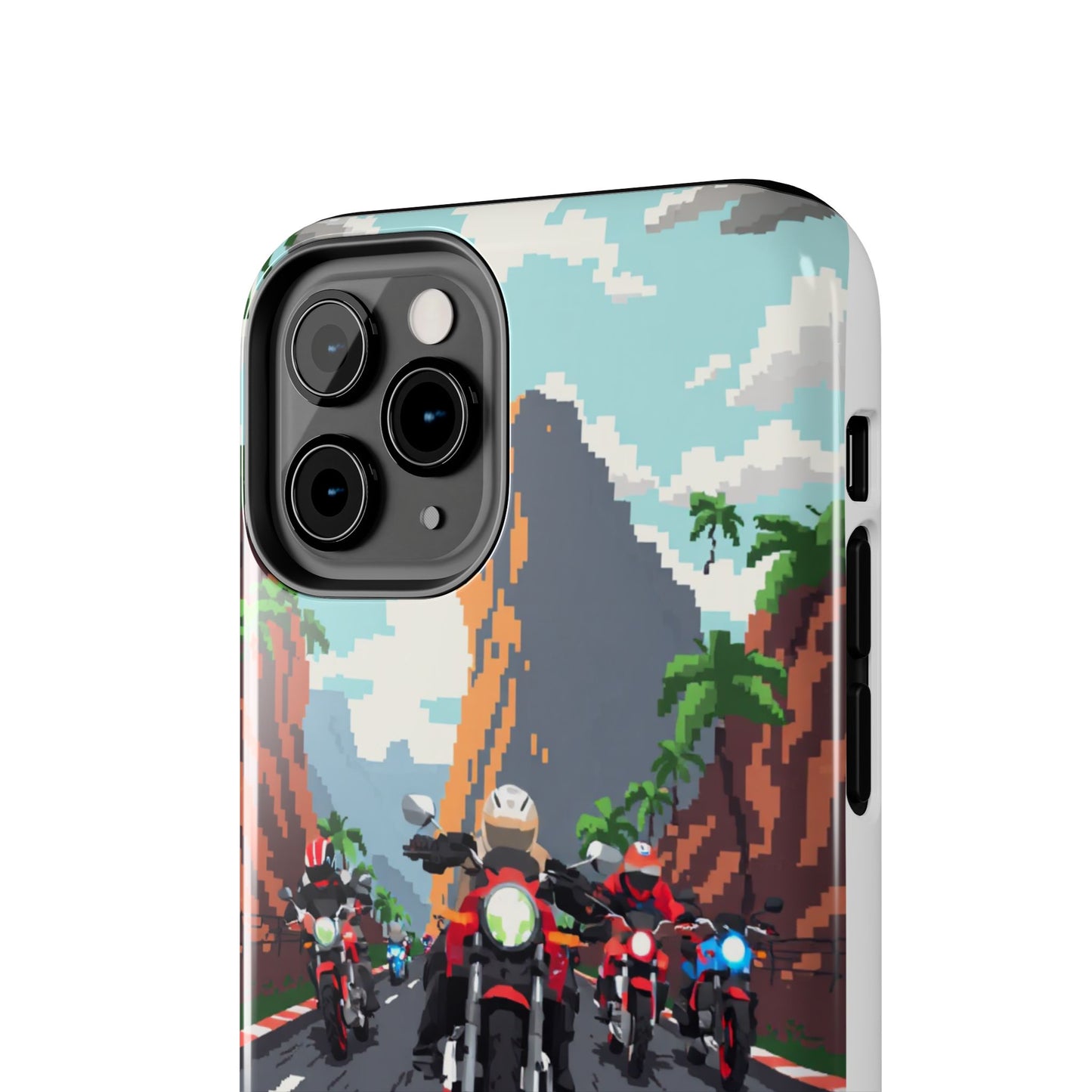Retro Biker Tough Phone Case - Perfect for Motorcycle Lovers