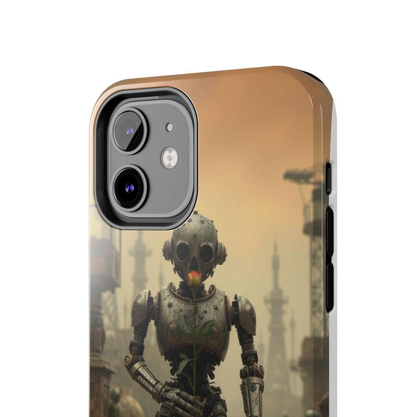 Robotic Sentinel Tough Phone Case - Durable Protector for Sci-Fi Lovers