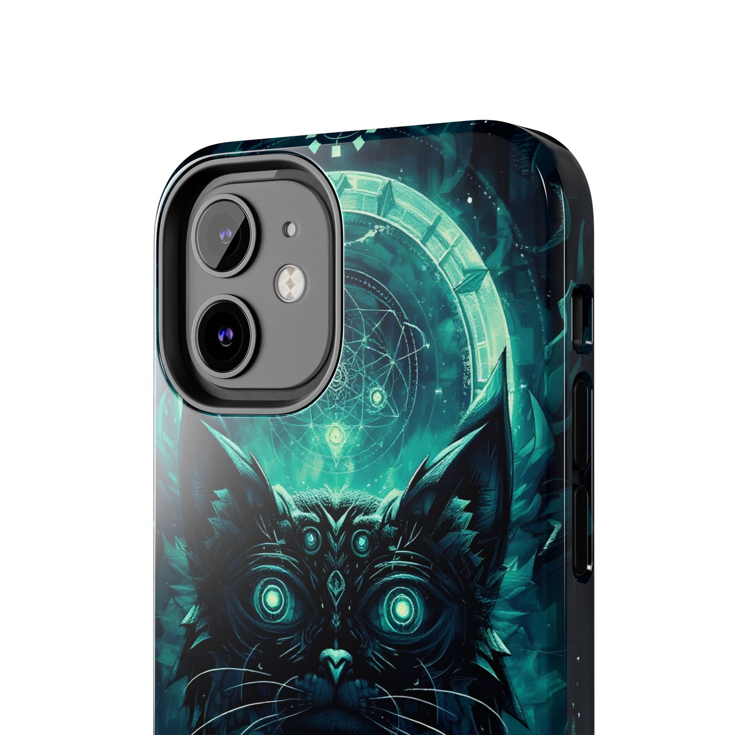 Mystical Dark Cat Phone Case - Tough Protective Cover for Cat Lovers - for iPhone
