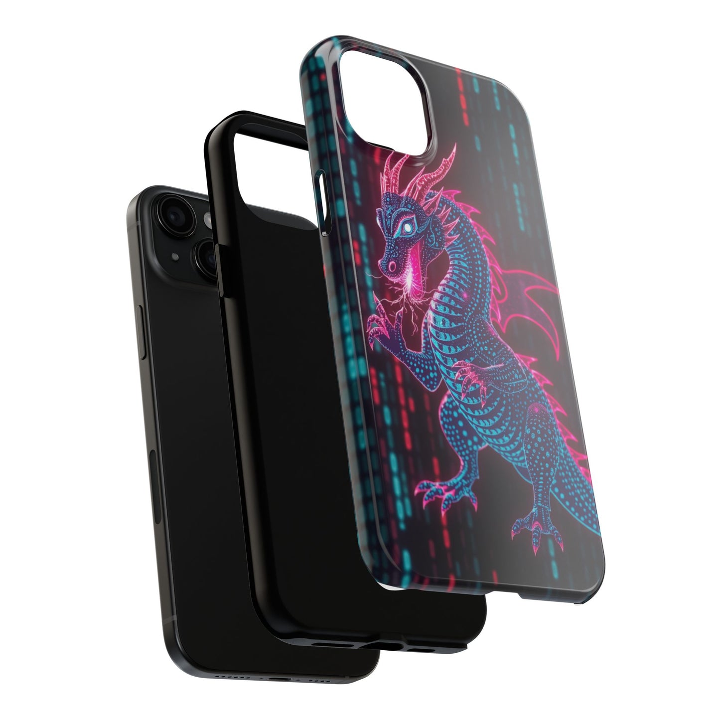 Electrifying Dragon Phone Case - Tough, Stylish Protection for Fantasy Lovers