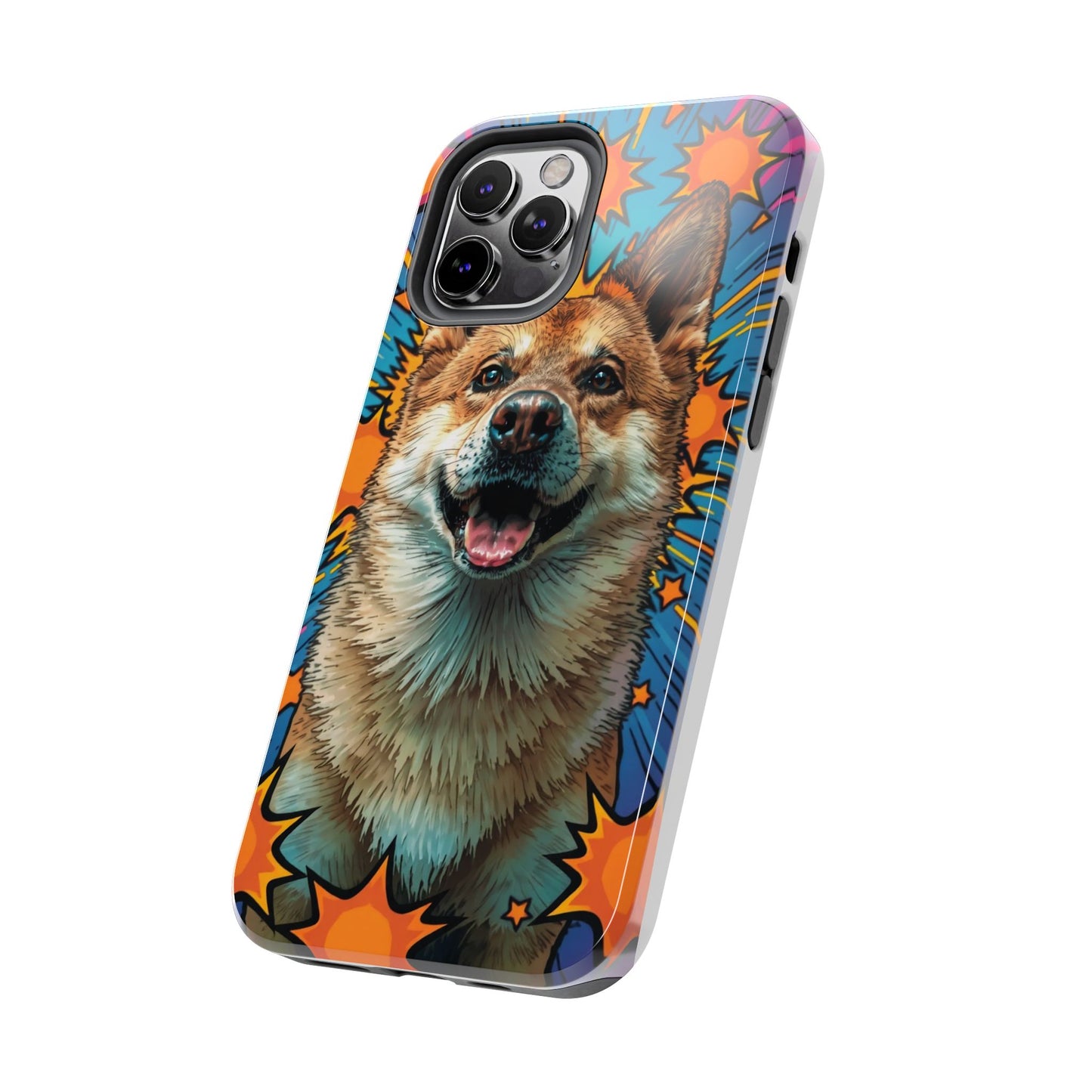 Vibrant Corgi Tough Phone Case - Fun Design for Pet Lovers