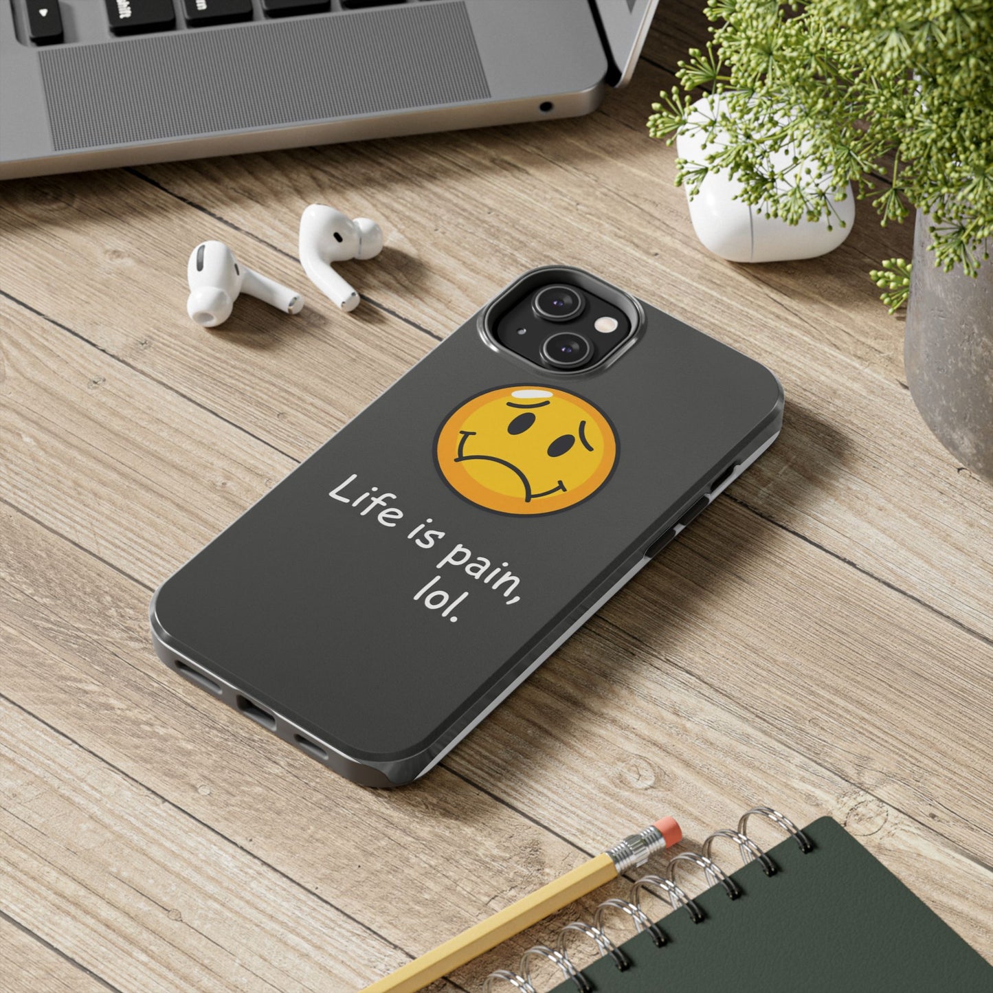 Life is Pain Tough Phone Case - Trendy Design for Smartphone Protection