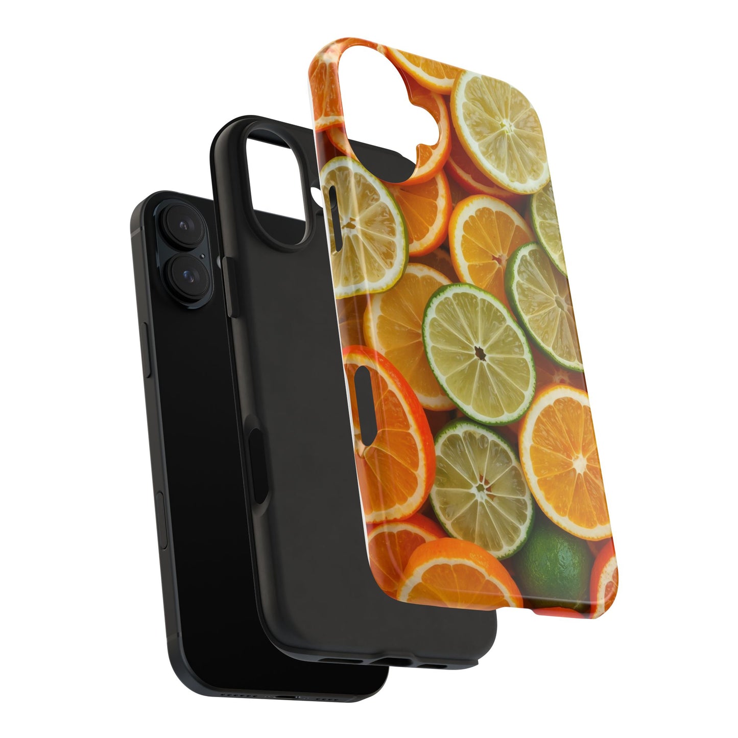 Citrus Slice Tough Phone Case – Vibrant Fruit Design for Summer Fun