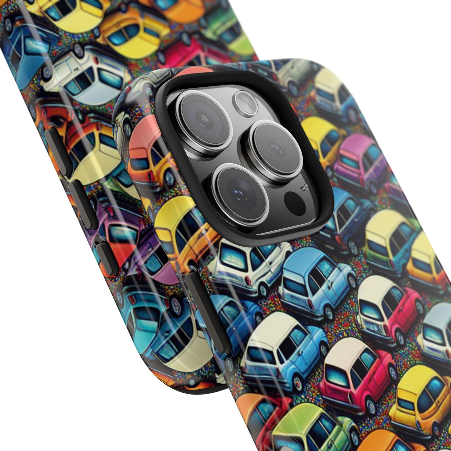 Car Phone Case - City Traffic Pattern Design - for iPhone