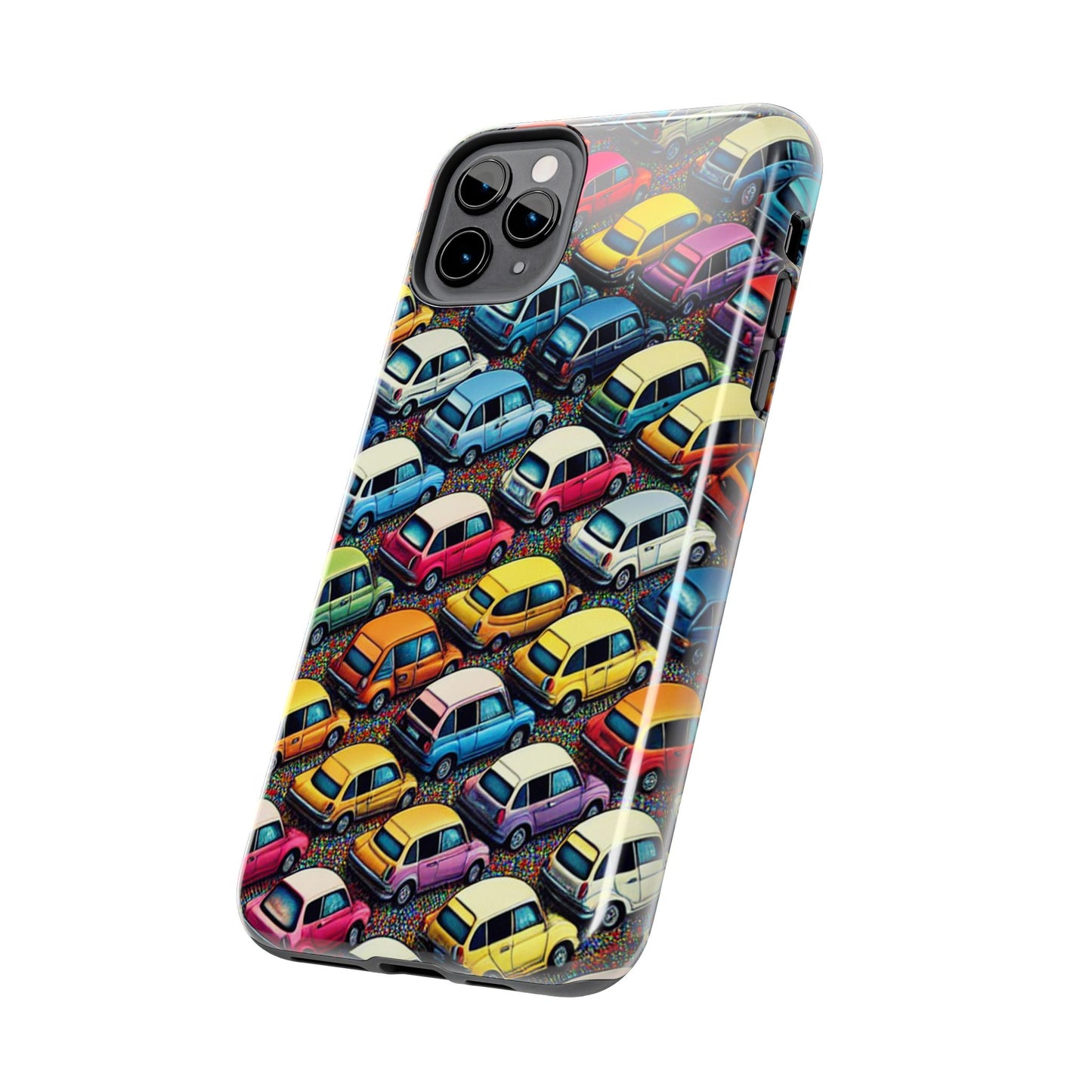 Car Phone Case - City Traffic Pattern Design - for iPhone