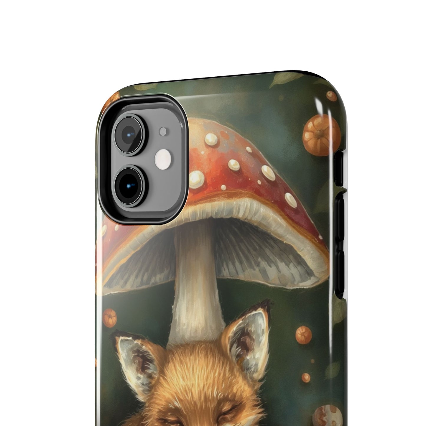 Cute Fox & Mushroom Phone Case - Tough Protective Cover