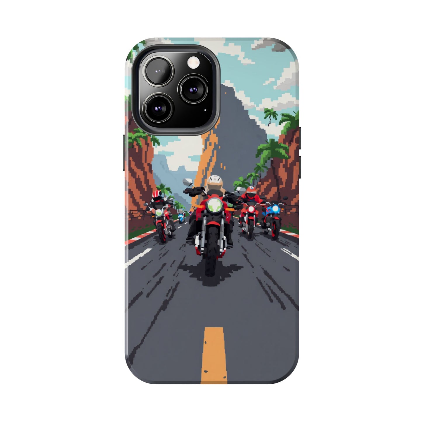 Retro Biker Tough Phone Case - Perfect for Motorcycle Lovers