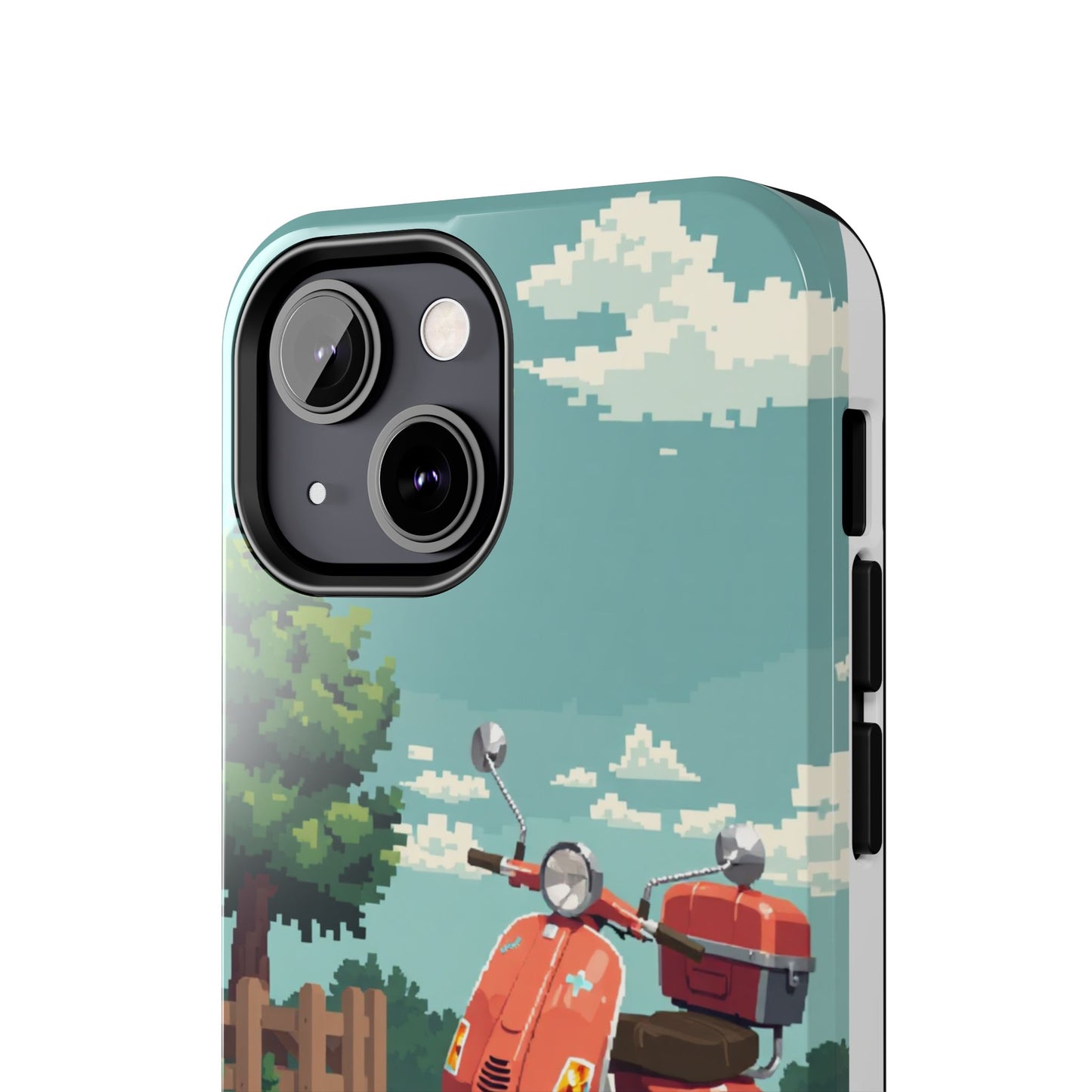 Retro Scooter Phone Case - Tough & Stylish Protection