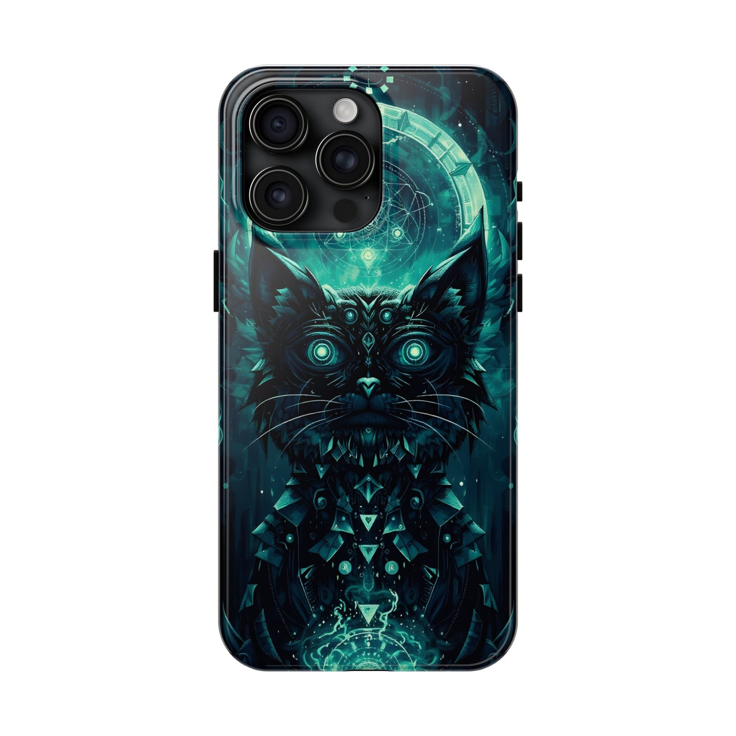 Mystical Dark Cat Phone Case - Tough Protective Cover for Cat Lovers - for iPhone