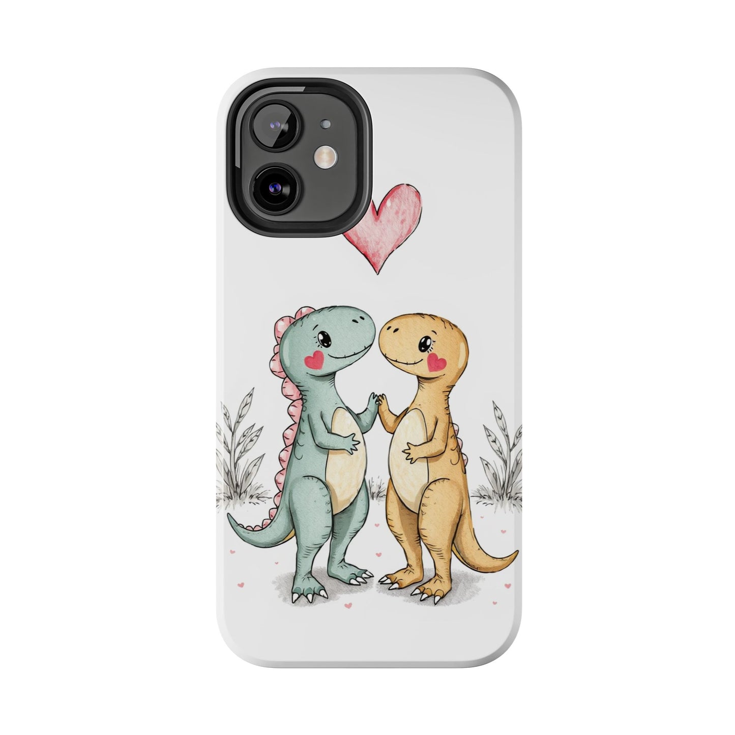 Dino Couples - Tough Phone Case for iPhone